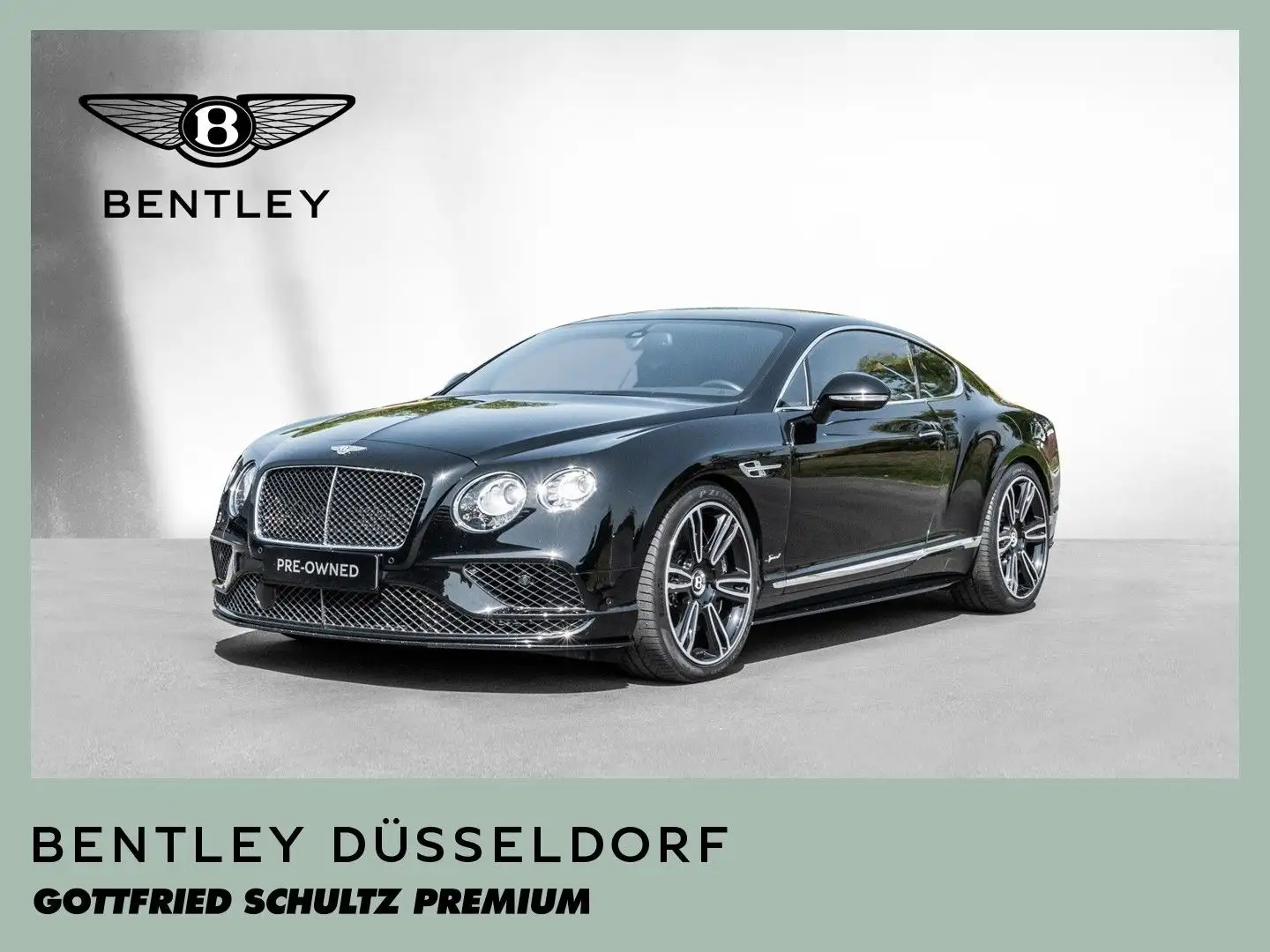 Bentley Continental GT Speed // BENTLEY DÜSSELDORF Noir - 1