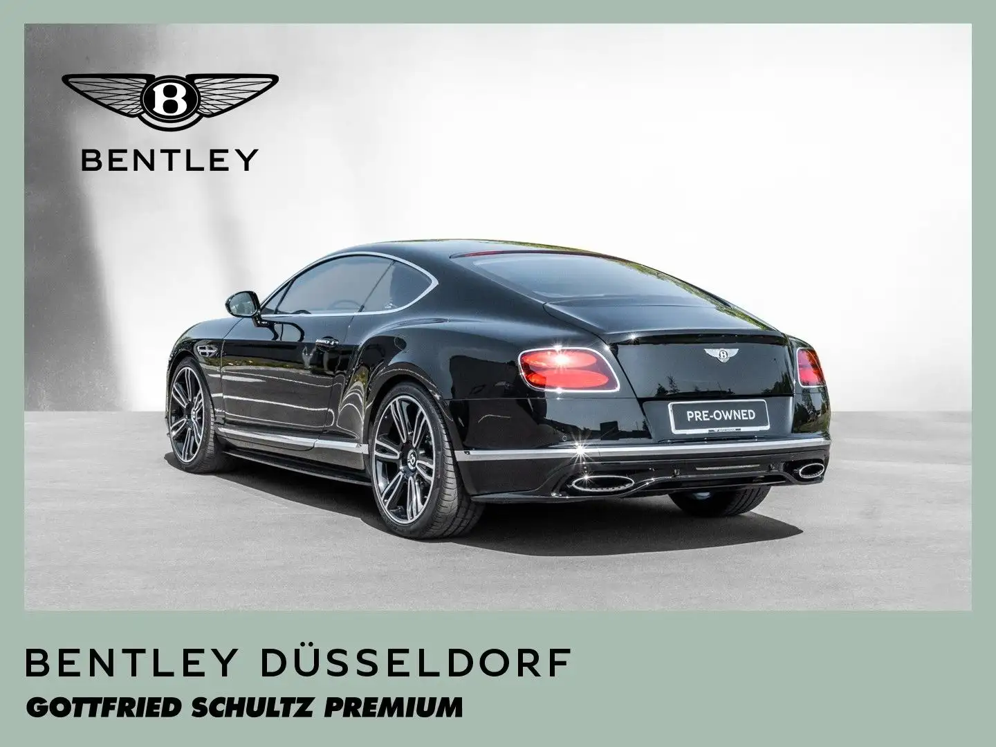 Bentley Continental GT Speed // BENTLEY DÜSSELDORF Noir - 2