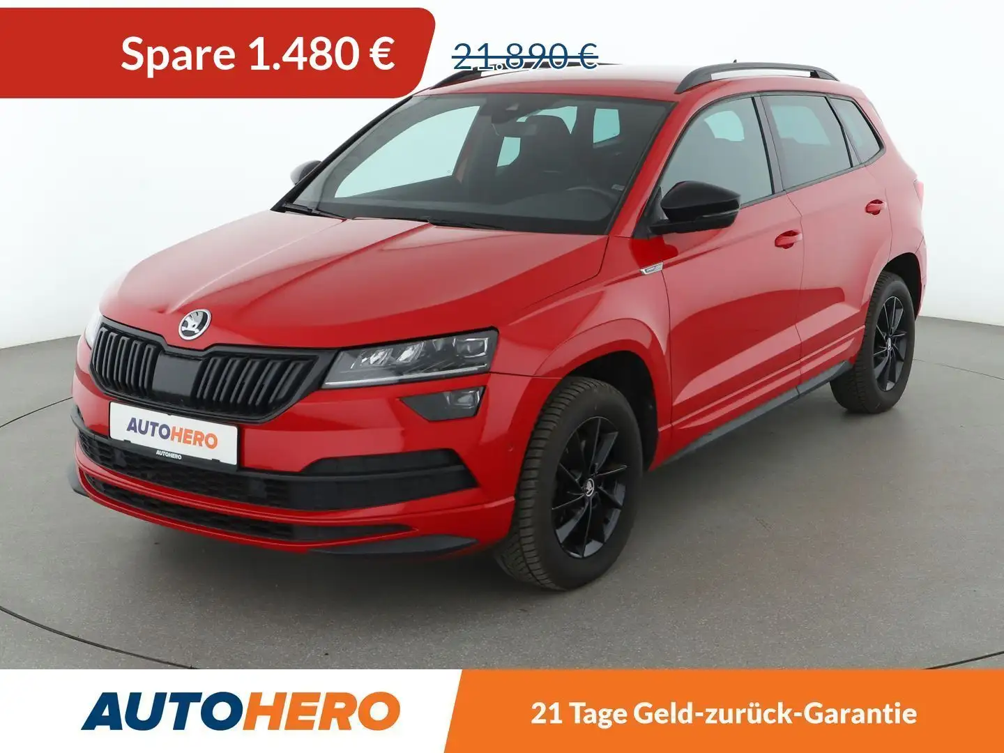 Skoda Karoq 2.0 TDI Ambition 4x4*LED*NAVI*ACC*CAM*PDC*SHZ* Rot - 1