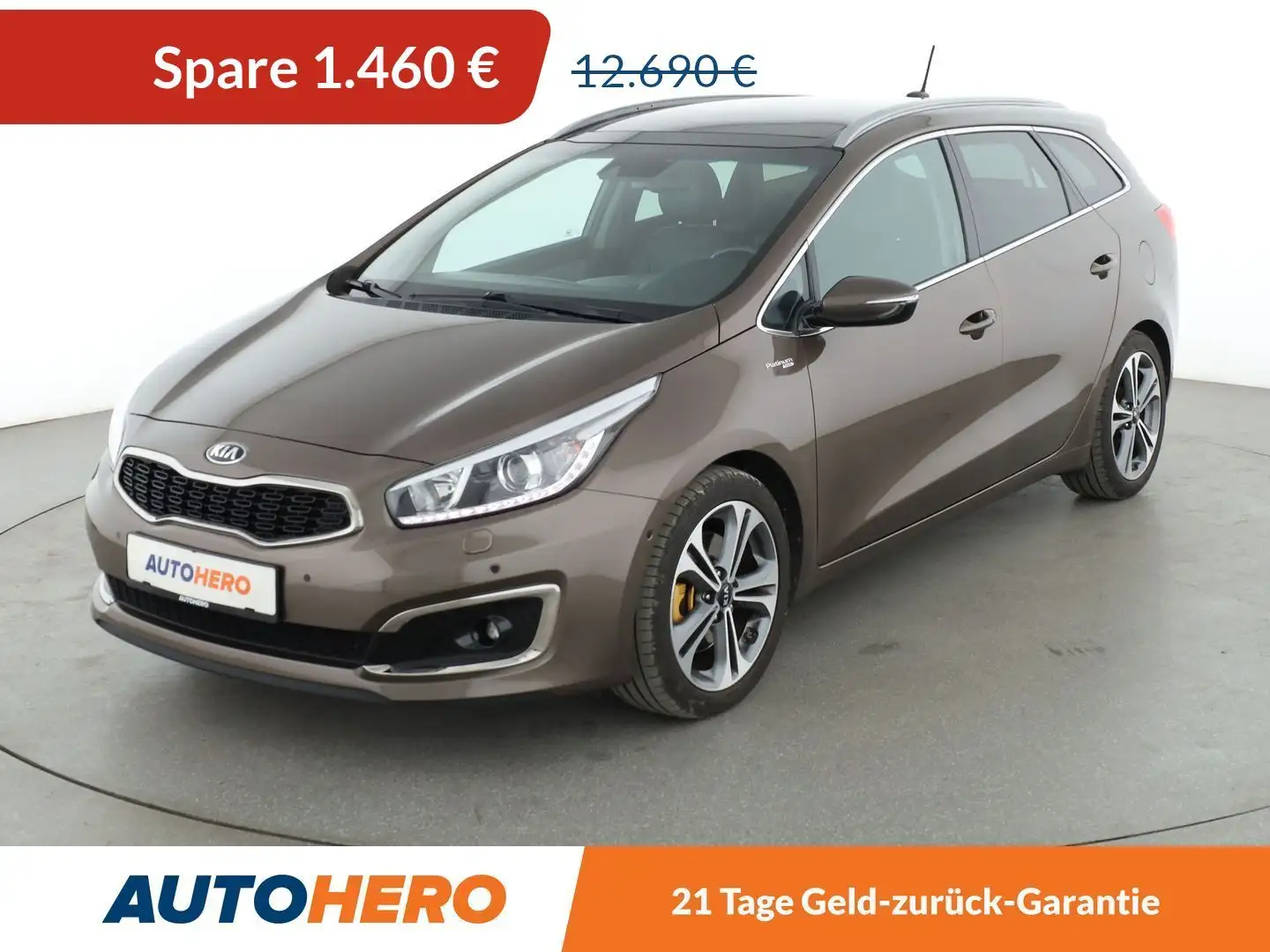 Kia Ceed / cee'd 1.6 GDI Platinum Edition*NAVI*XENON*TEMPO*CAM*AHK* Brun - 1