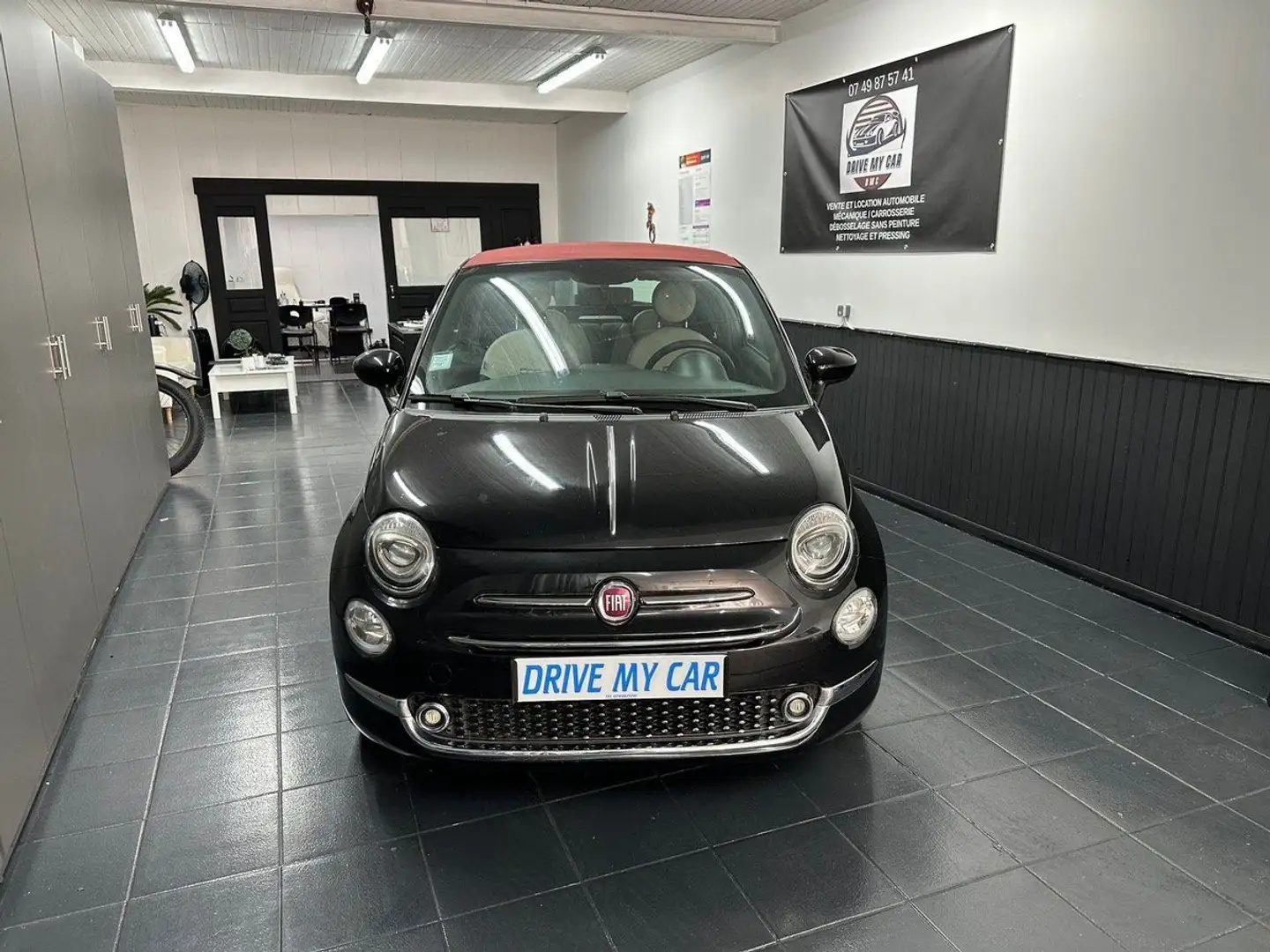 Fiat 500C Hybride 71Ch STAR - 54 000 Kms Černá - 2