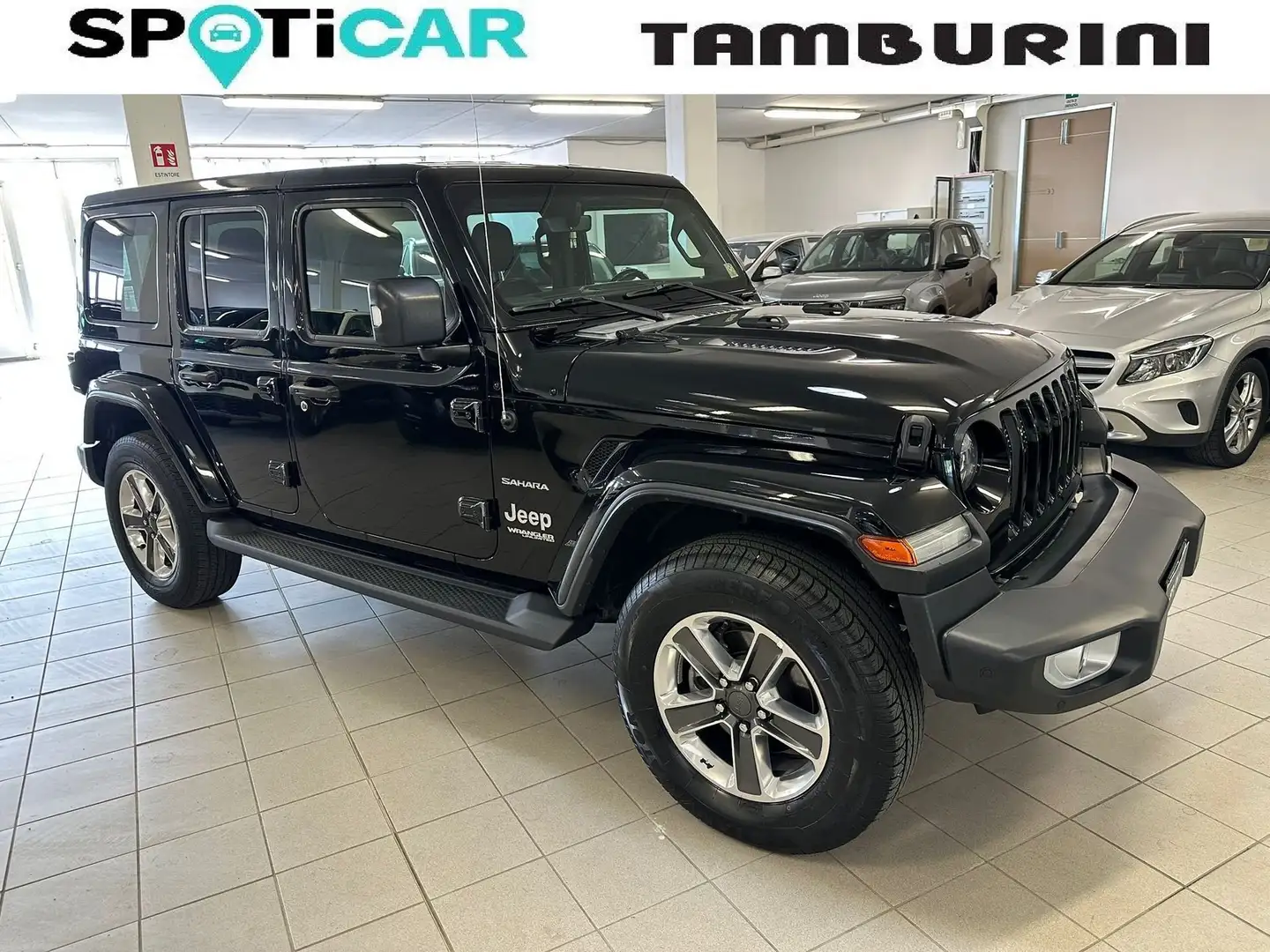 Jeep Wrangler Unlimited 2.2 Mjt II Sahara Nero - 1
