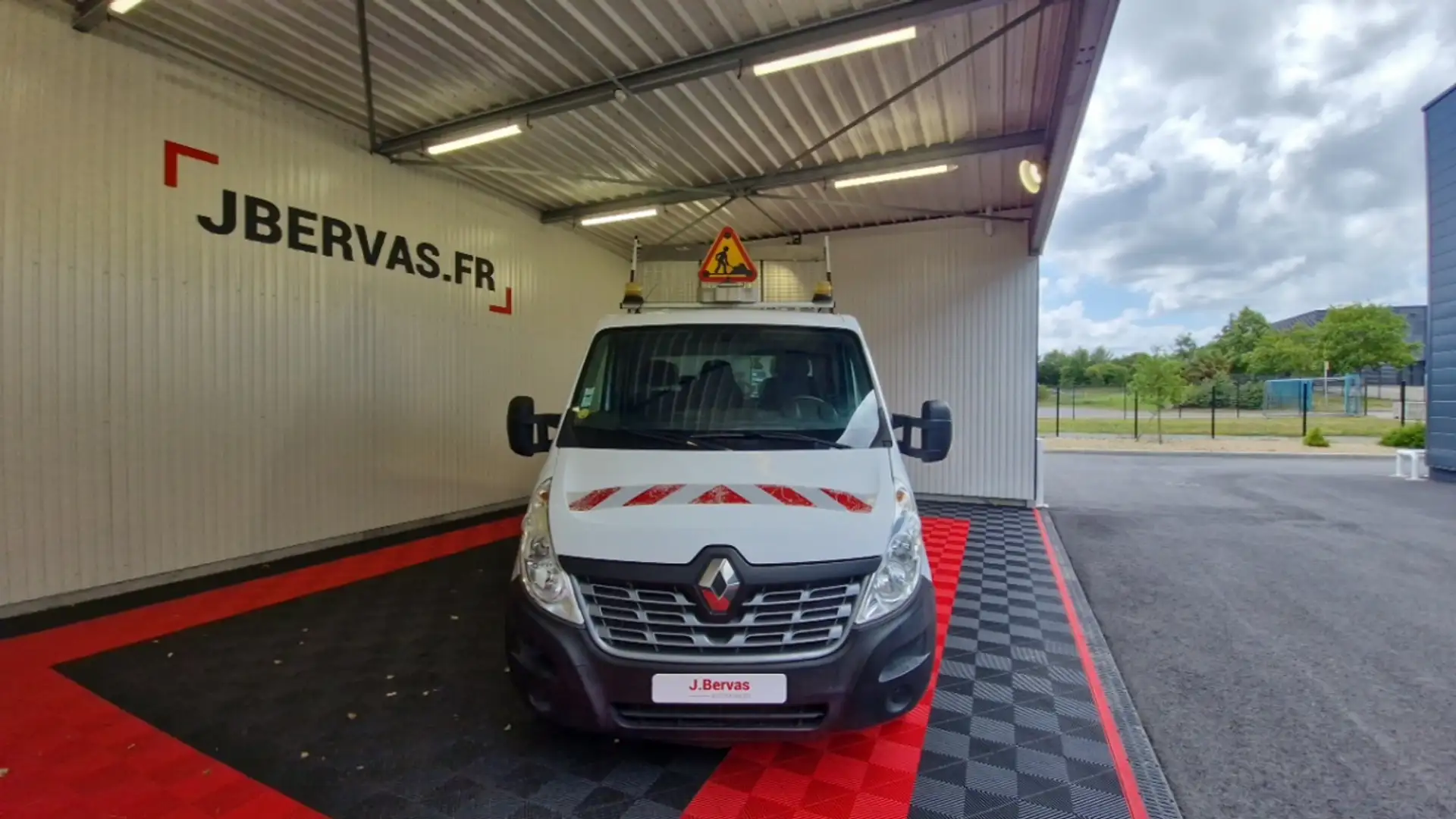 Renault Master 3.5t dci 165 grand confort BENNE + COFFRE Blanc - 2
