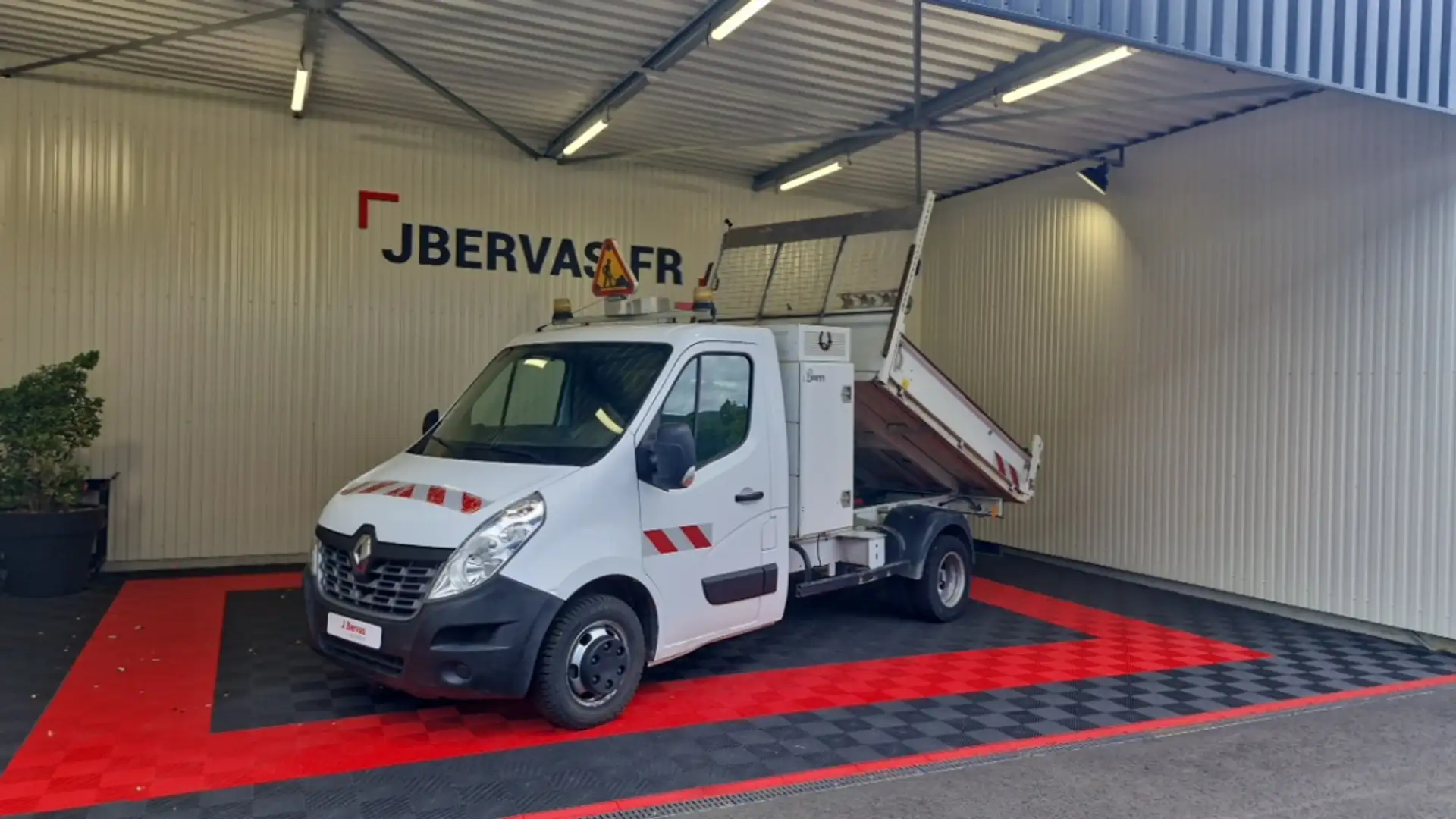 Renault Master 3.5t dci 165 grand confort BENNE + COFFRE Blanc - 1