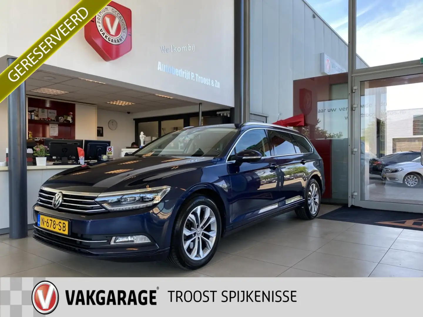 Volkswagen Passat Variant 1.4 TSI ACT Highline,100% Onderhouden,Navigatie,Pa Bleu - 1