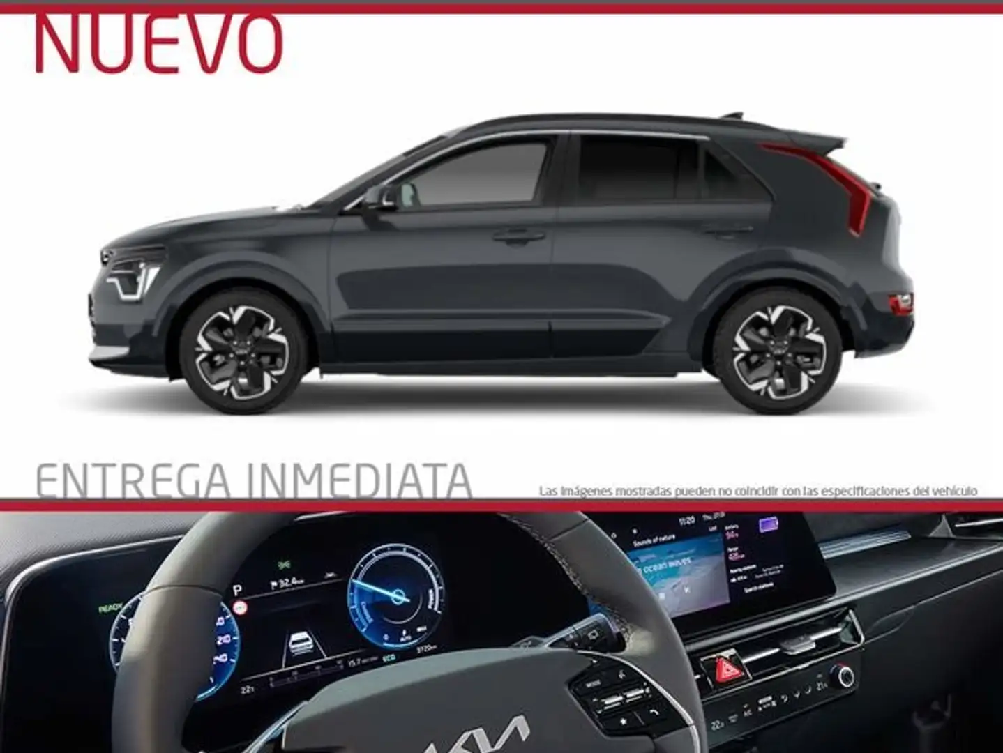 Kia Niro 1.6 GDi HEV 95kW (129CV) Drive Gris - 1