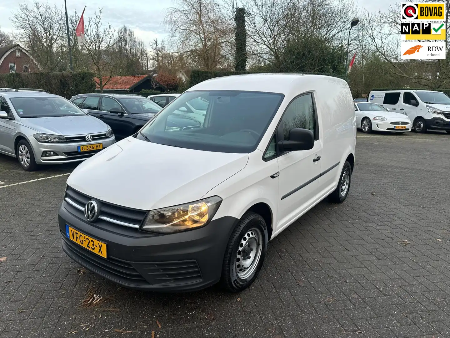 Volkswagen Caddy 2.0 TDI L1H1 BMT Trendline , airco 109.000 KM Wit - 1
