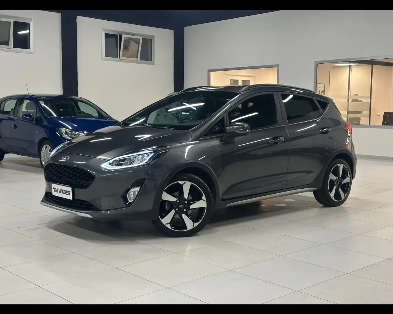 Ford Fiesta 1.0 Ecoboost Hybrid 125 CV 5 porte Active Gris - 1