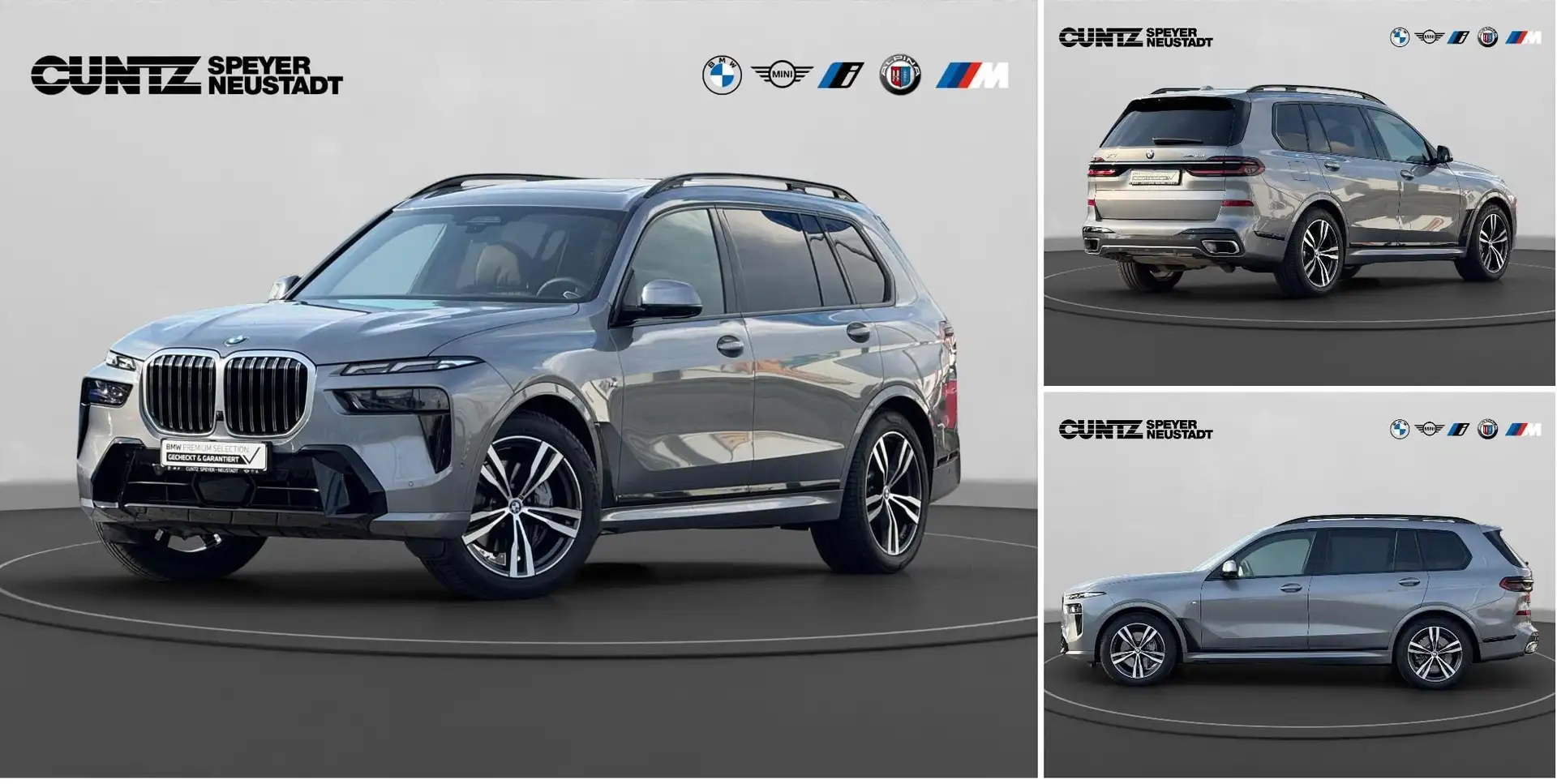 BMW X7 xDrive40d M Sportpaket Harman/Kardon Autobahnassis Grau - 1