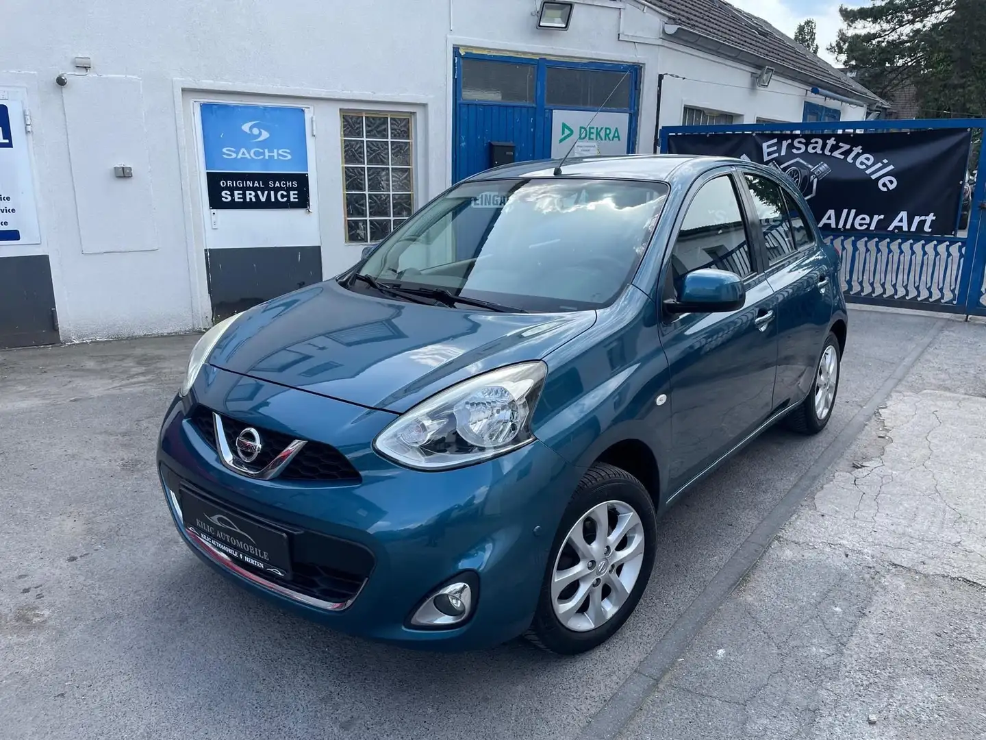 Nissan Micra Acenta 2.Hand*Navi*Klima*Einparkhilfe Albastru - 2