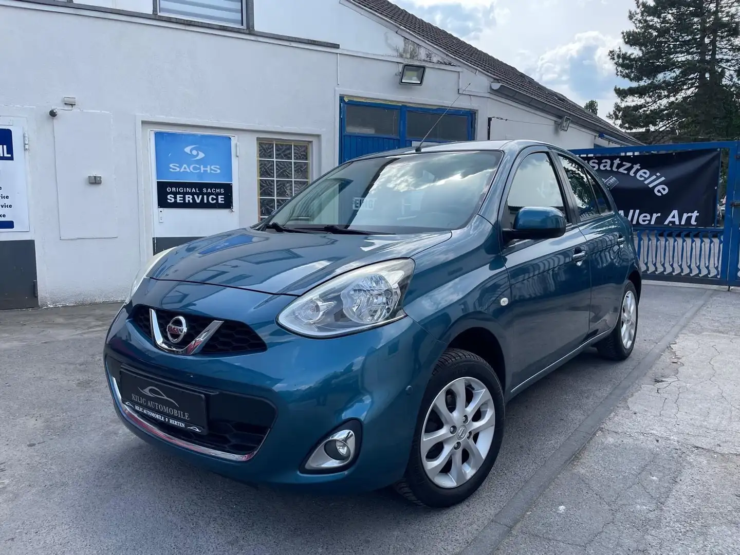 Nissan Micra Acenta 2.Hand*Navi*Klima*Einparkhilfe Albastru - 1