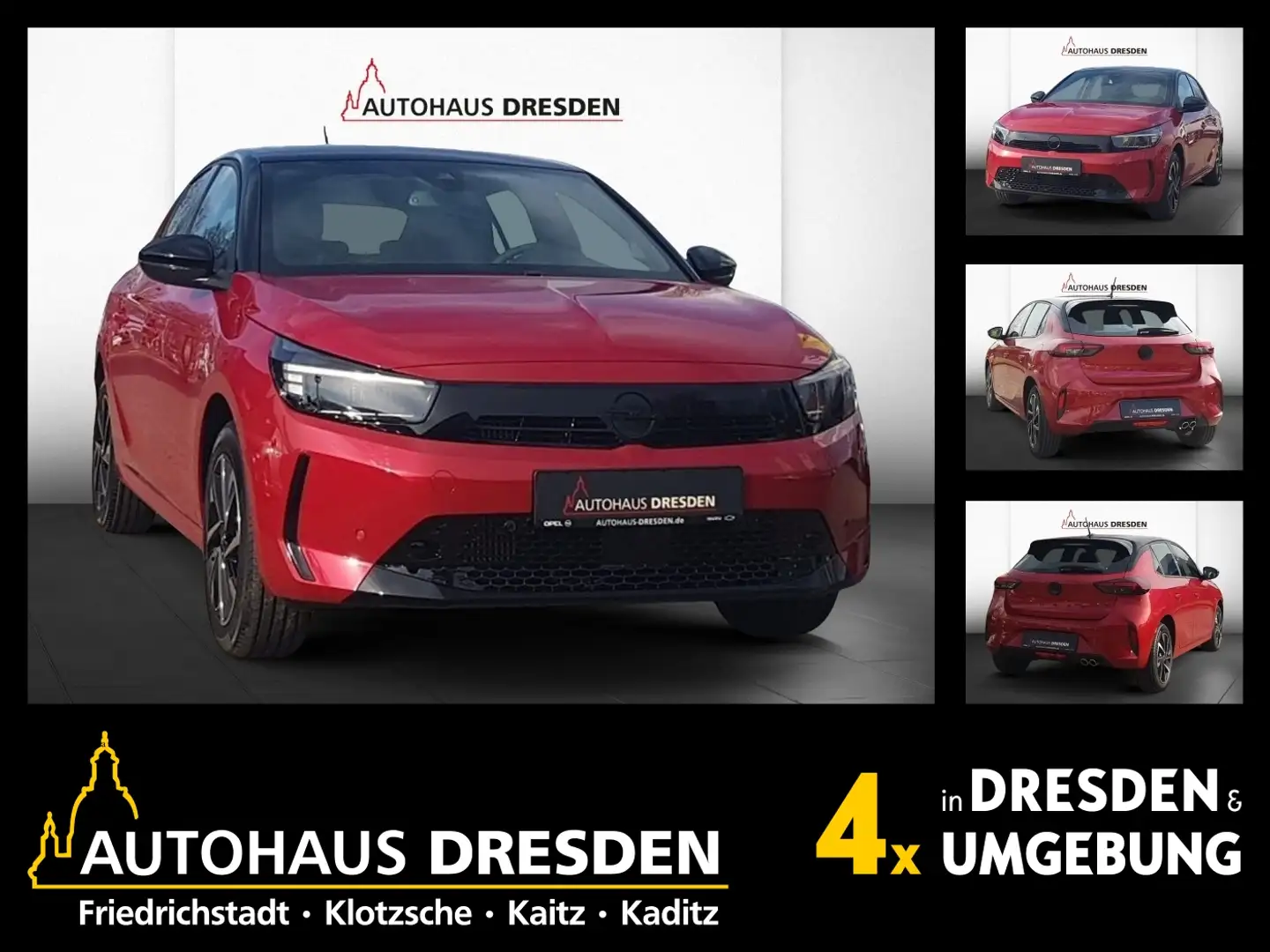 Opel Corsa F 1.2 Turbo GS AUT SHZ CARPLAY KAM Rosso - 1