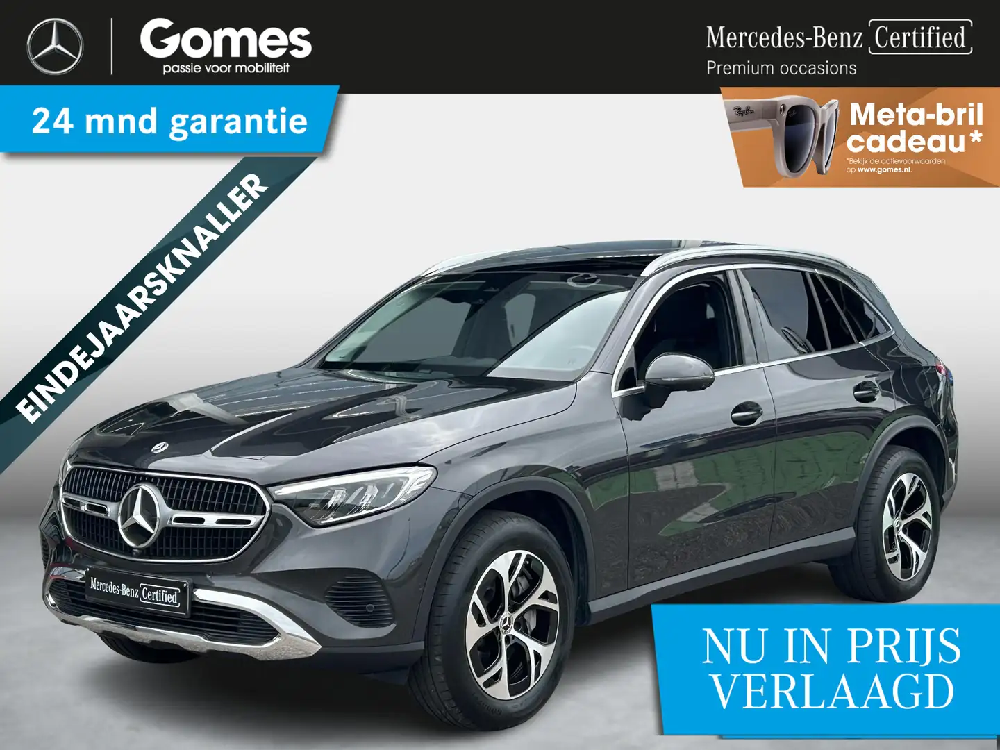 Mercedes-Benz GLC 300 300e 4MATIC Luxury | Panoramadak | Memory Stoelen Grijs - 1