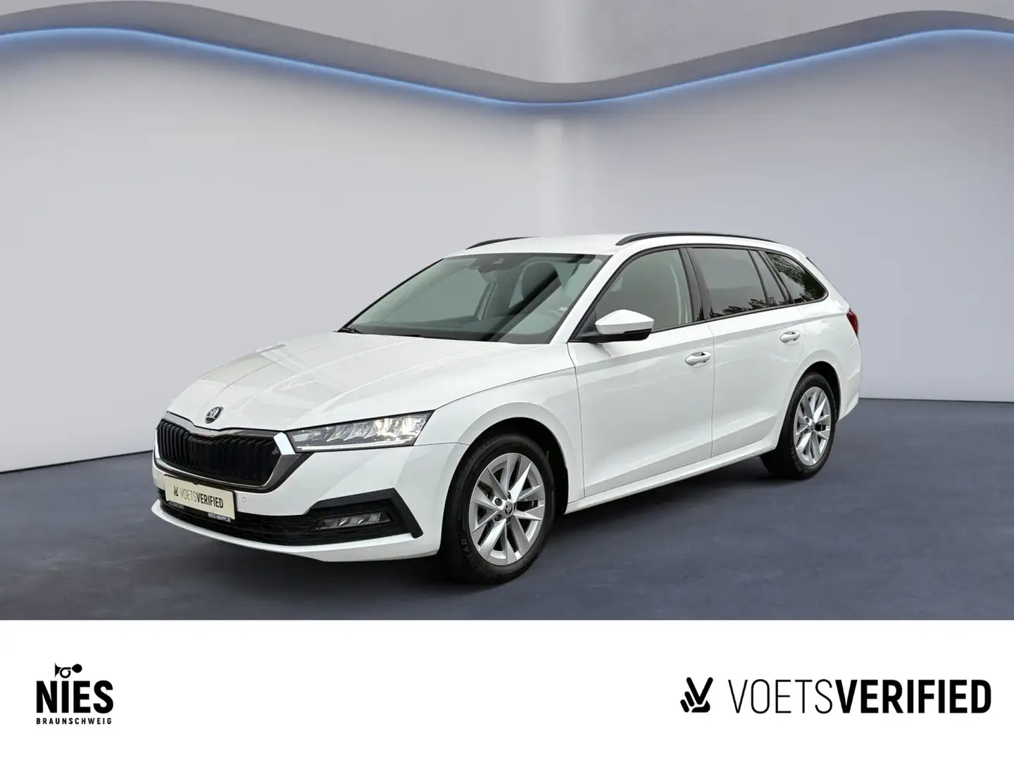 Skoda Octavia Combi Ambition 1.5 TSI AHK+PDC+SHZ Weiß - 1