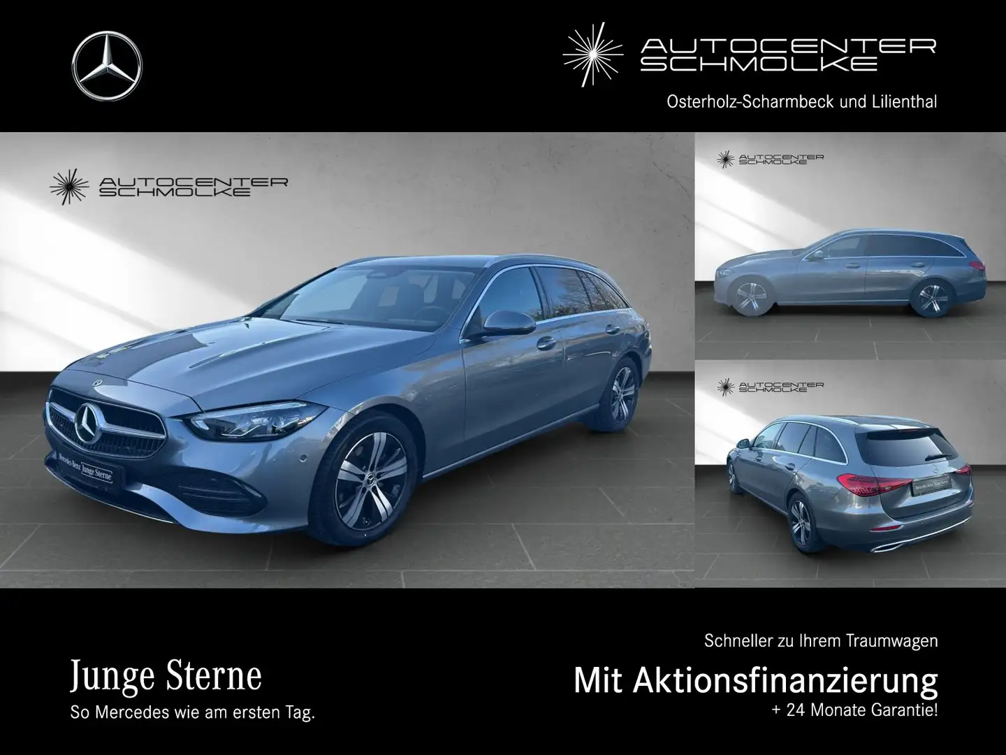 Mercedes-Benz C 180 C 180 T AVANTGARDE ADVANCED PLUS*AHK*WINTERPAKET Grau - 1