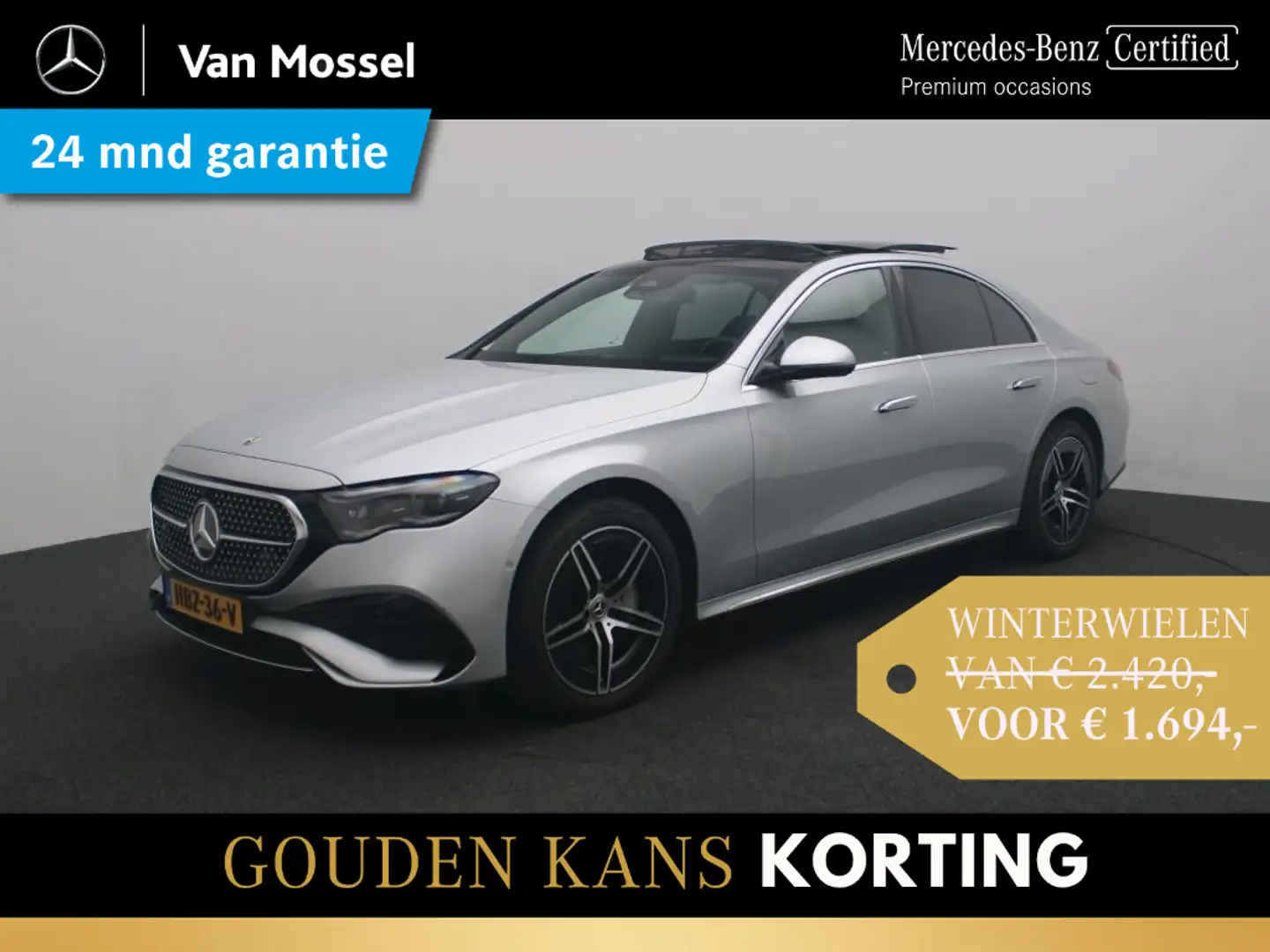 Mercedes-Benz E 300 e AMG Line / Panoramadak/ SUPERSCREEN/ Leder/ Stoe Gris - 1