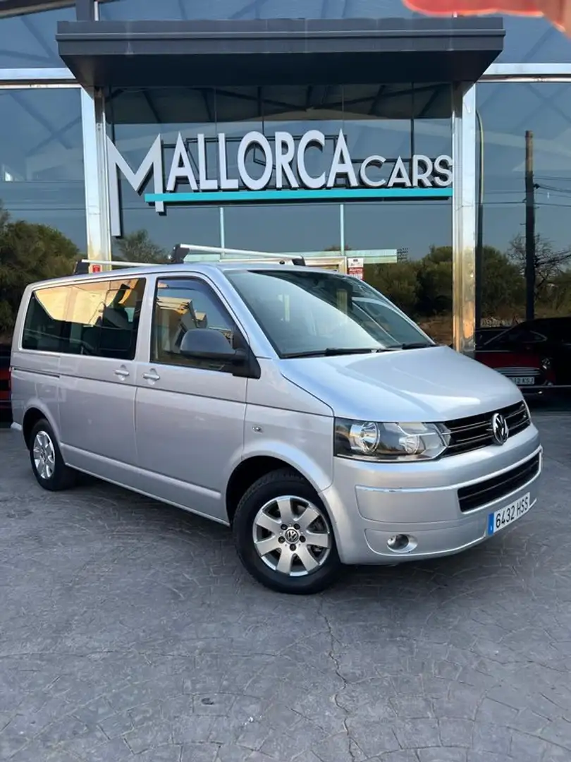 Volkswagen T5 Caravelle Argent - 2