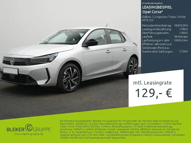 2026 Opel Corsa in Silver for sale