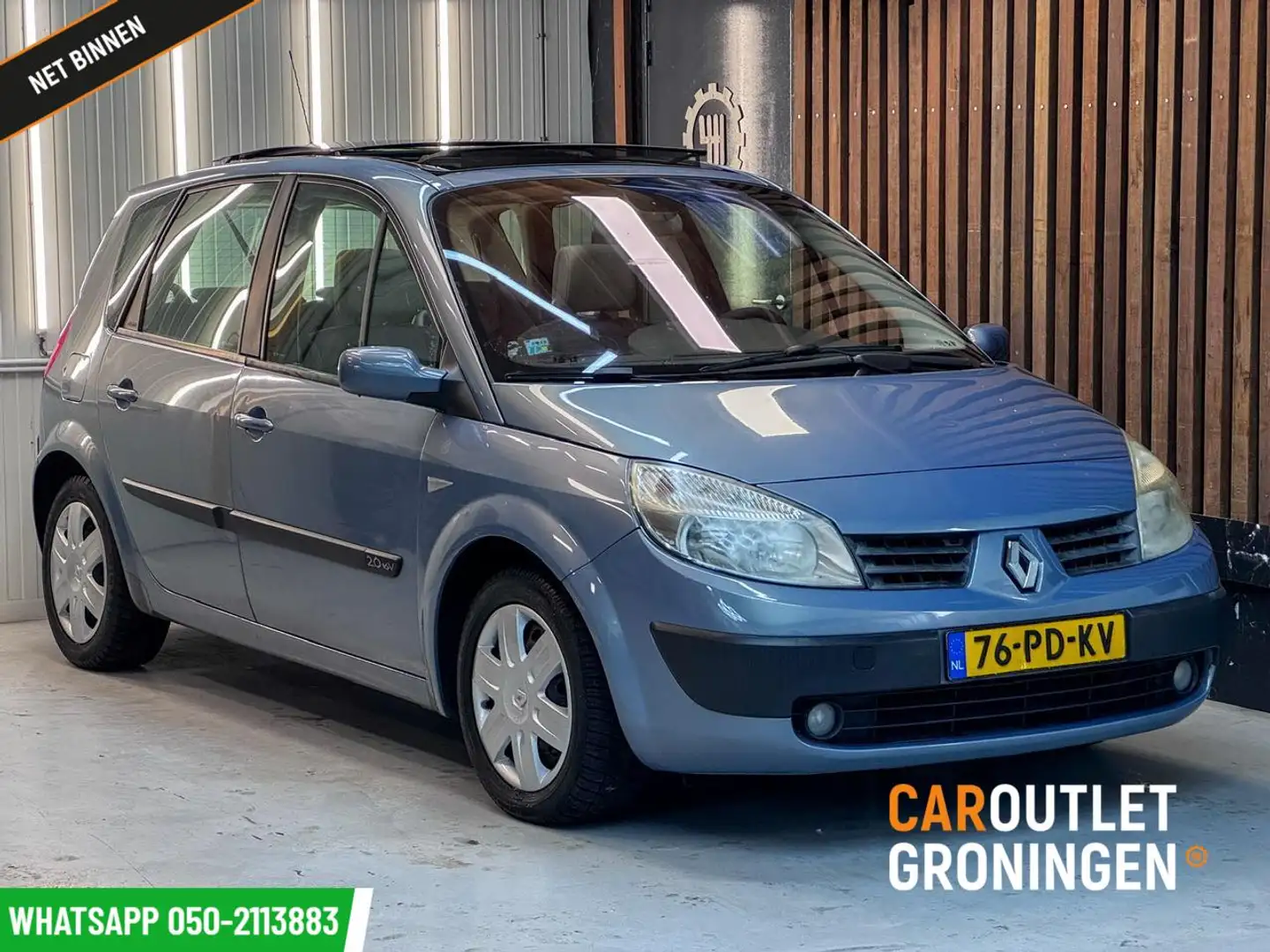 Renault Scenic 2.0-16V Authentique | AIRCO | CRUISE | PANODAK Blau - 1