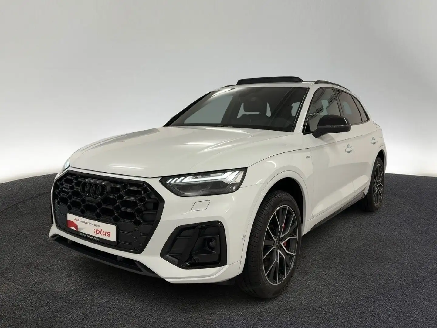 Audi Q5 TFSI e S line 50 qu. S tr. AHK 360°K PANO NAV Weiß - 2