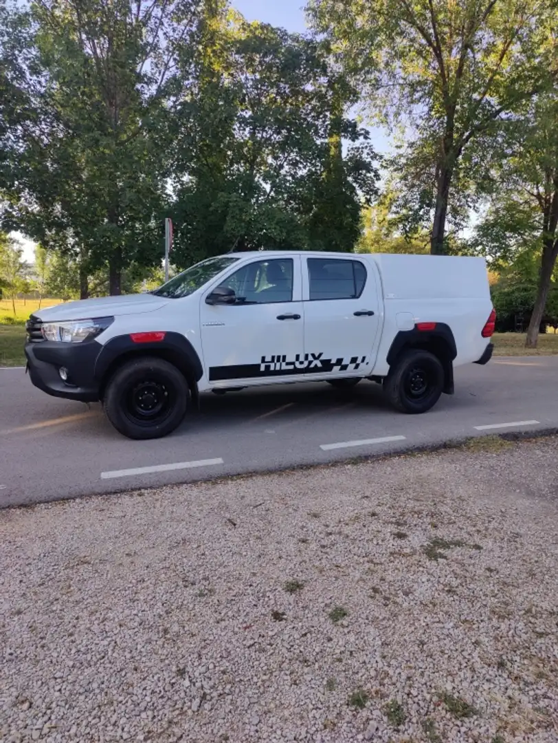 Toyota Hilux Cabina Doble GX Blanco - 1