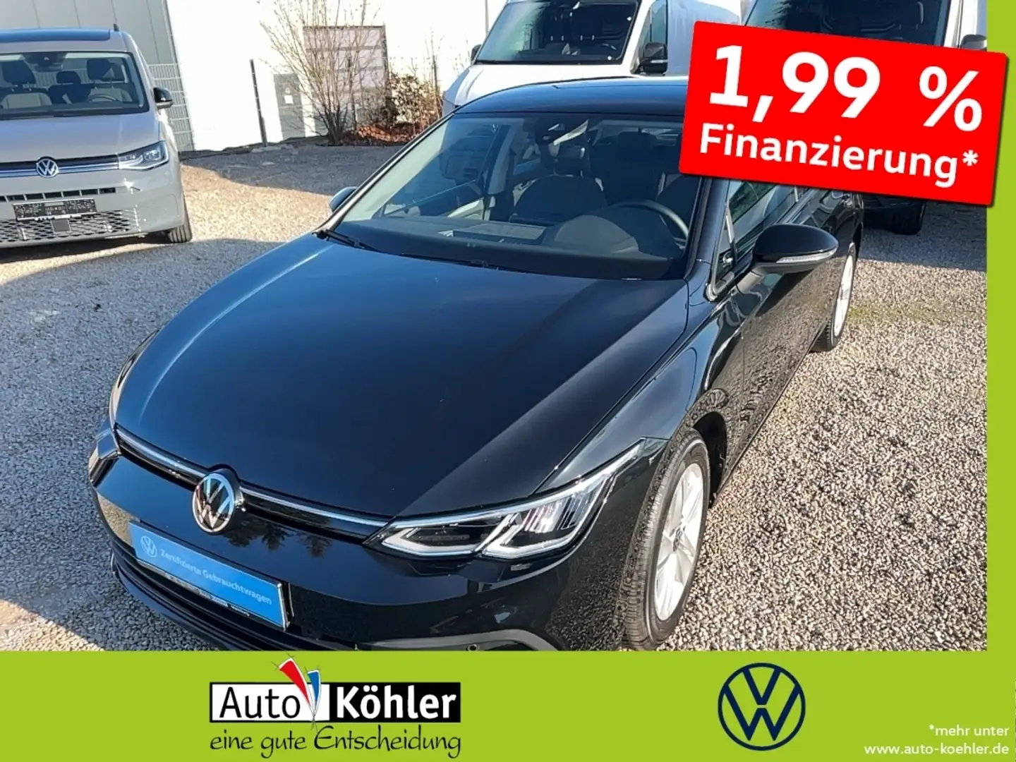 Volkswagen Golf Life Aktionspreis! Gültig nur bis zum 28 Juni! Schwarz - 1