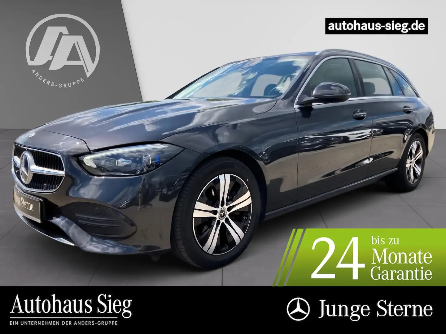 Mercedes-Benz C 200 d T Avantgarde+LED+Kam+AHK+DIGITAL+Apple Grau - 1