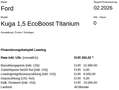 Ford Kuga 1,5 EcoBoost Titanium Grau - thumbnail 18