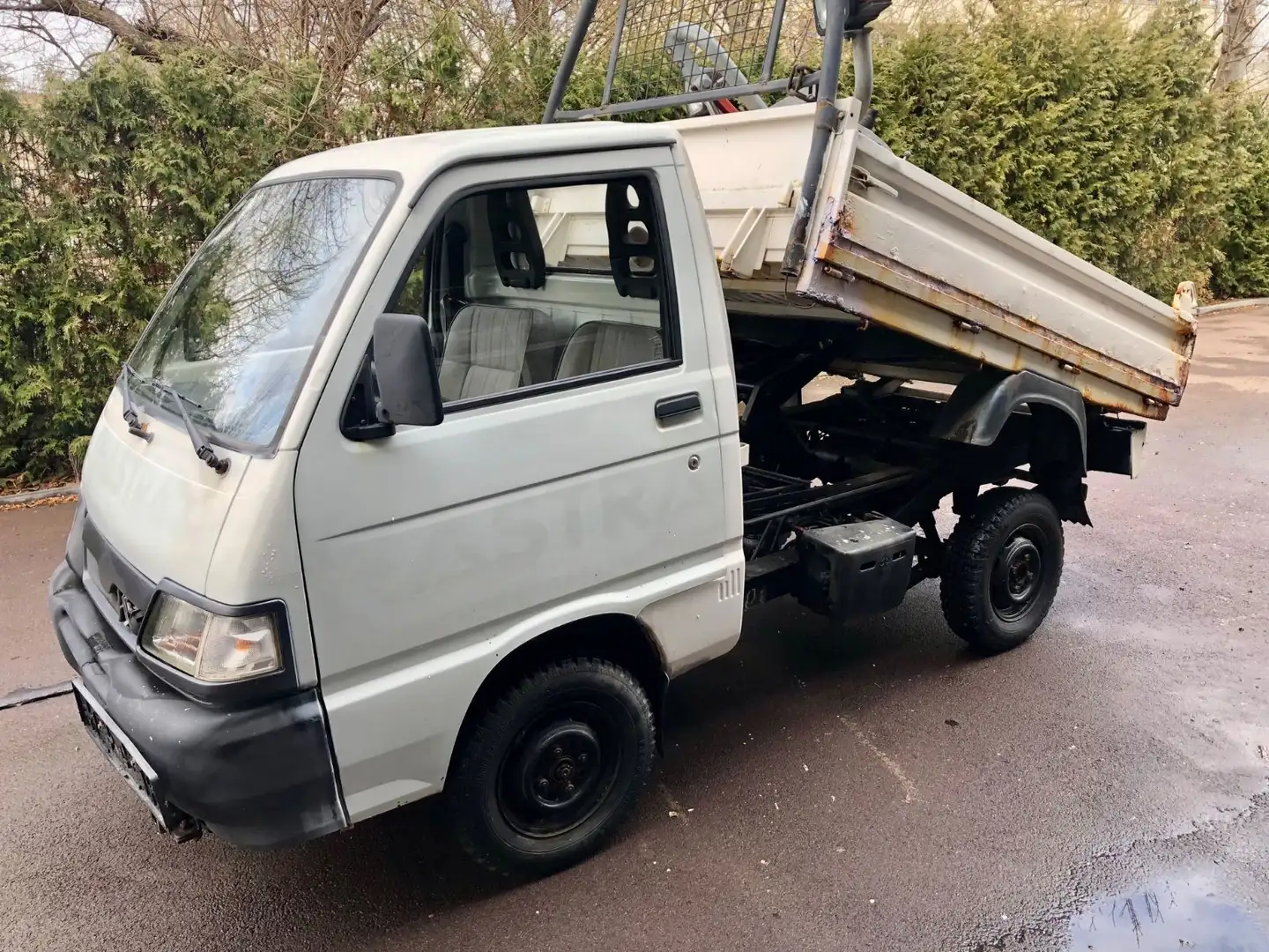 Piaggio S85 Porter Kipper Winterdienst/Schiebeschild Wit - 1