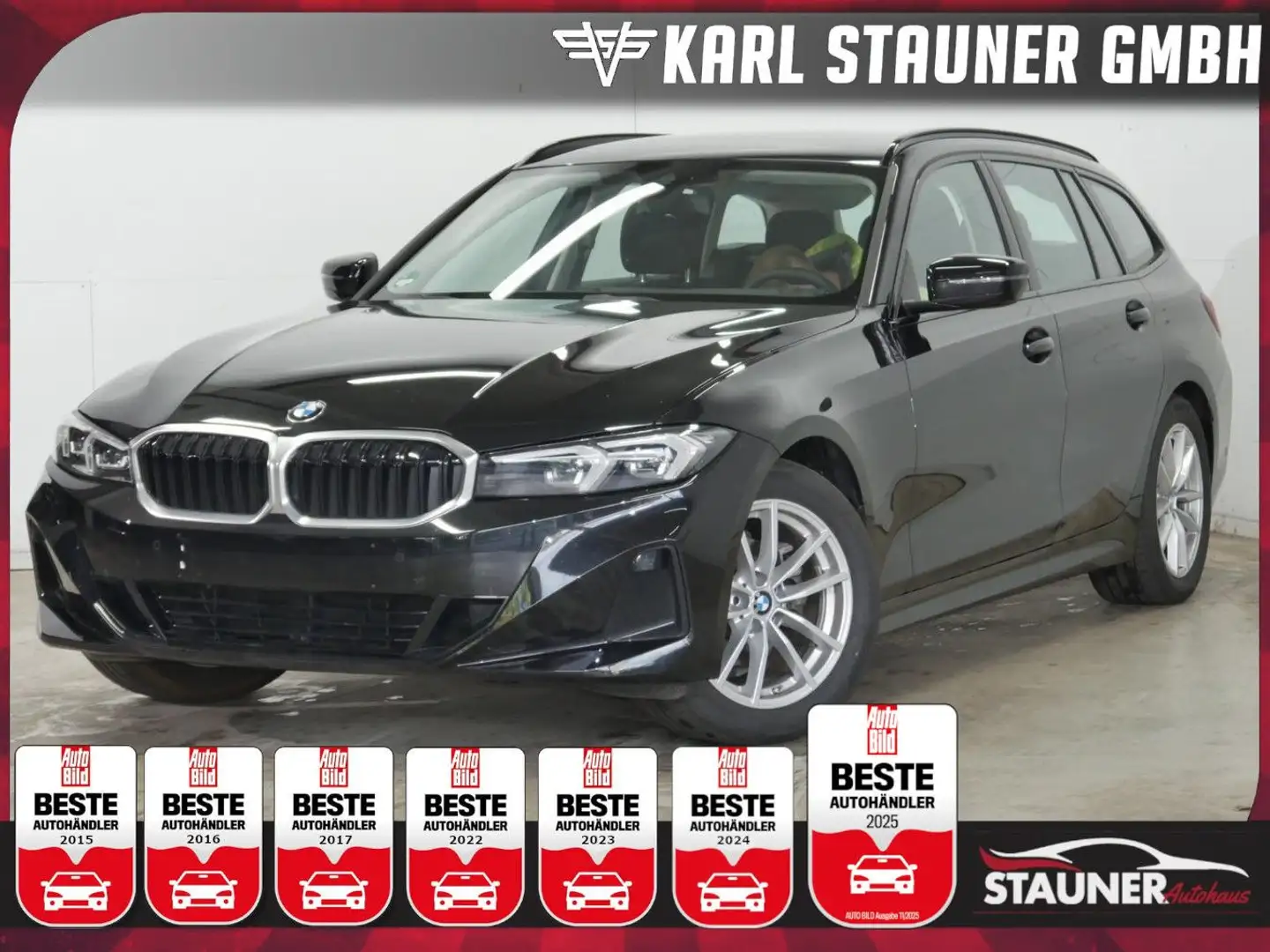 BMW 318 i Touring Facelift DAB NAVI KLIMA KAMERA Schwarz - 1