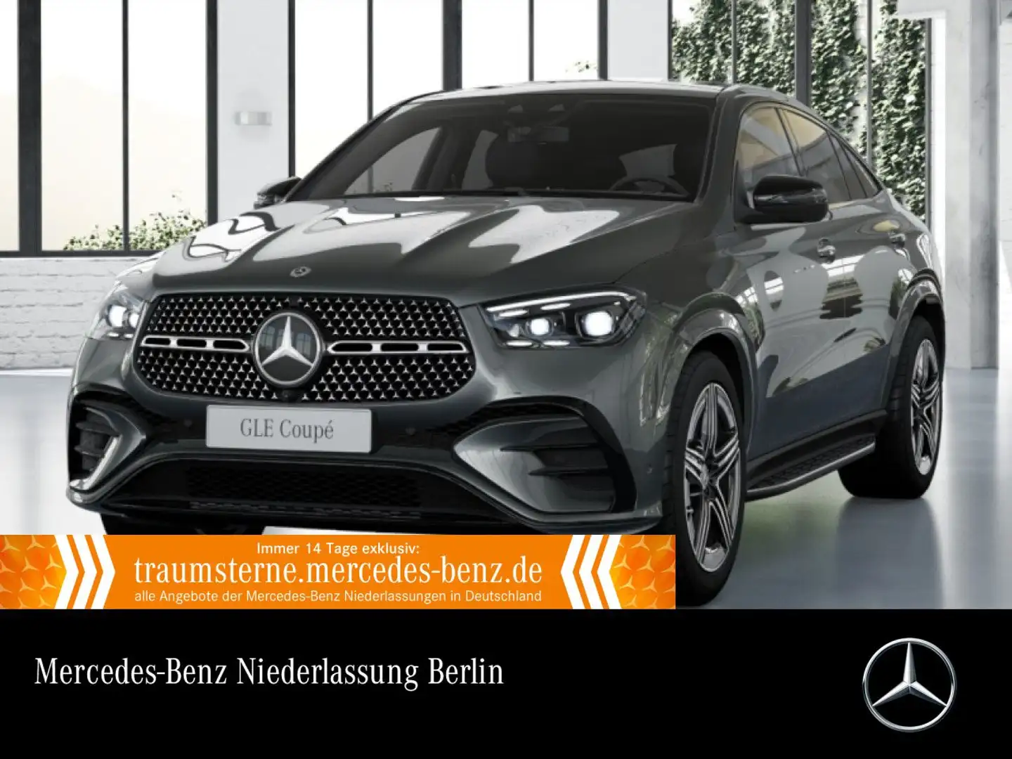 Mercedes-Benz GLE 450 d Coupé 4M AMG+NIGHT+PANO+360+AHK+HUD+9G Grau - 1