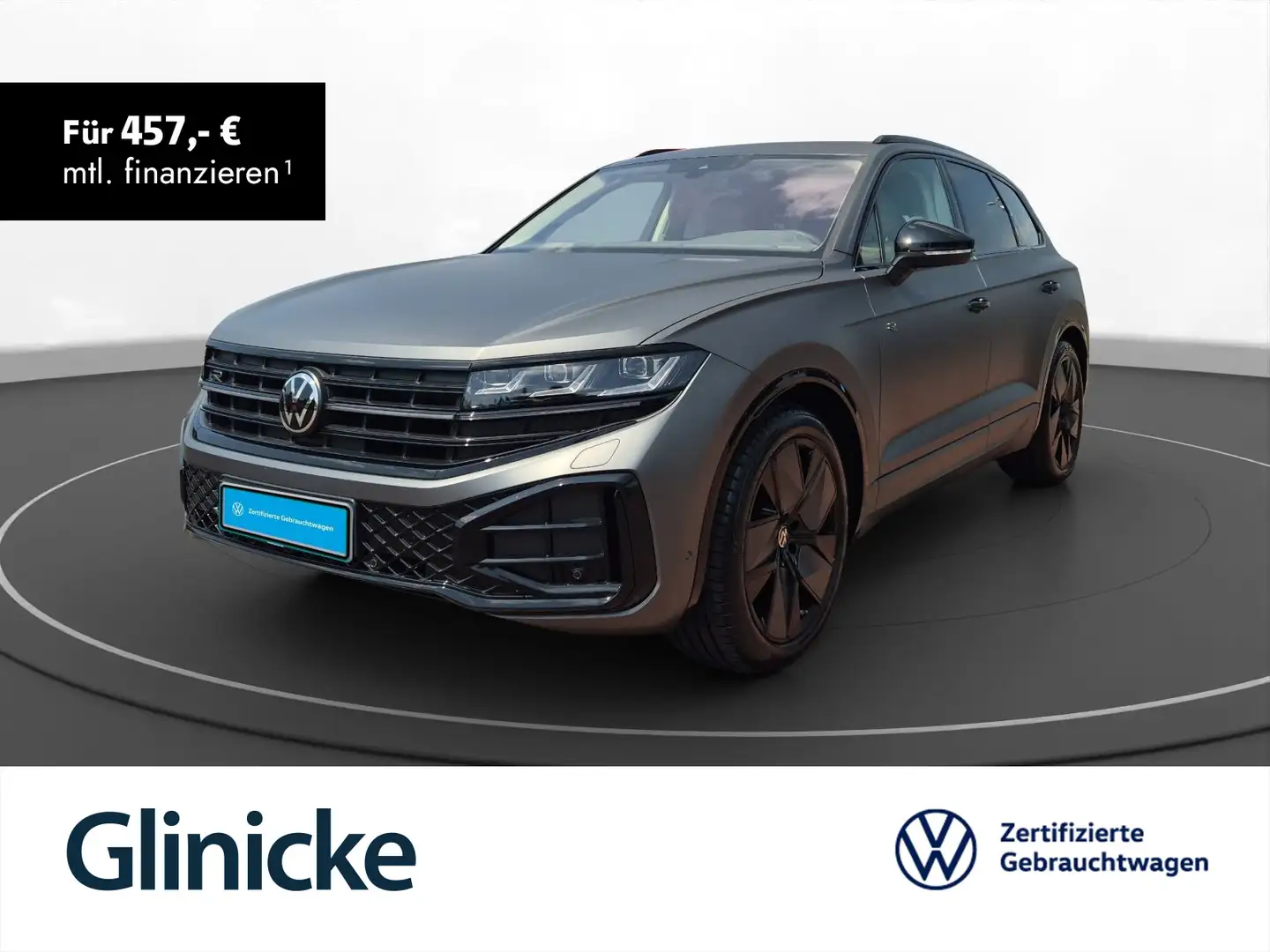 Volkswagen Touareg 3.0 TDI R-Line Black Style AHK Leder Luf Grau - 1