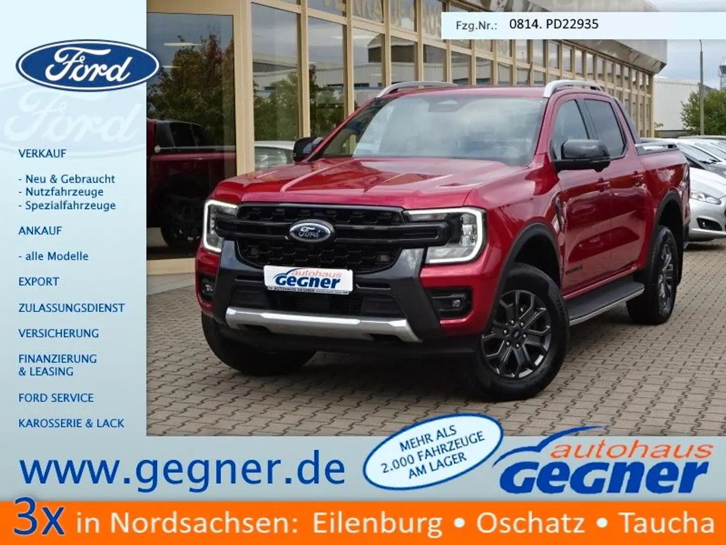 Ford Ranger 205PS Autm. Wildtrak e-4WD el. Rollo Rot - 1