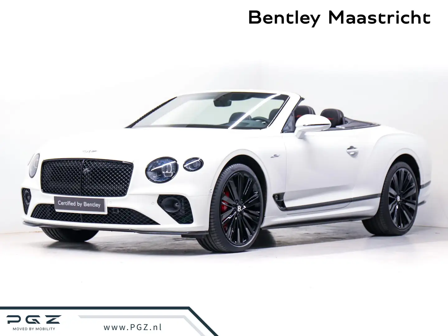 Bentley Continental GTC 6.0 W12 Speed | Self Levelling Wheel Badges | Bang White - 1