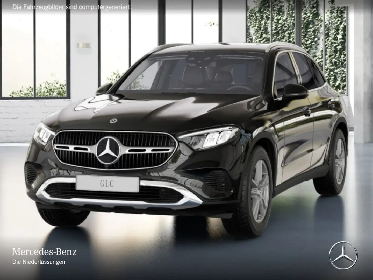 Mercedes-Benz GLC 200 4M AVANTG+AHK+LED+KAMERA+KEYLESS+9G Schwarz - 2