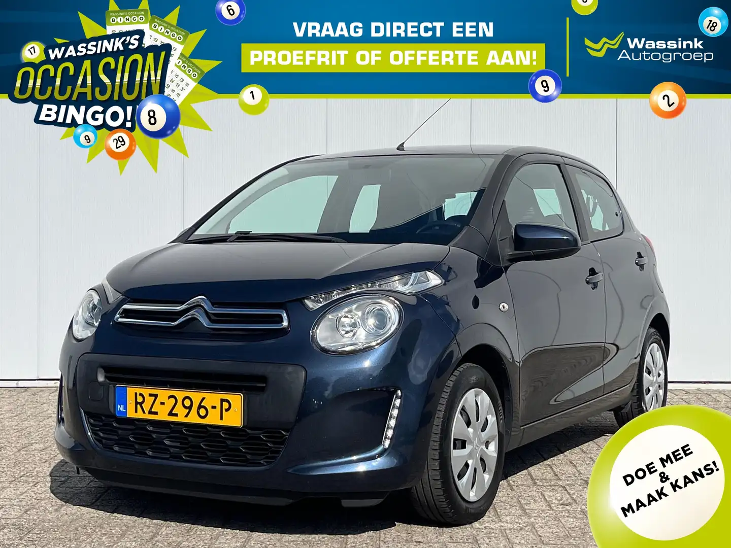 Citroen C1 1.0 VTi 68PK 5D Feel | Bluetooth | Aux | Airco | L Azul - 1