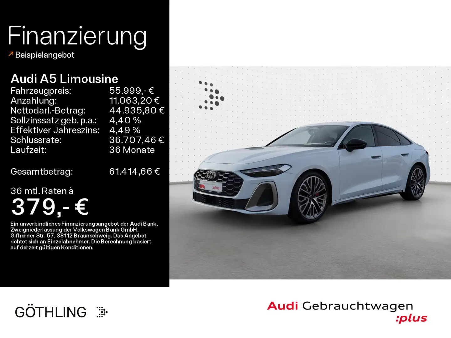 Audi A5 40 TDI qu S line edition one S tro* Weiß - 1