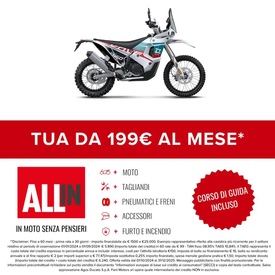 Kove 450 Rally LOW Bianco - 2