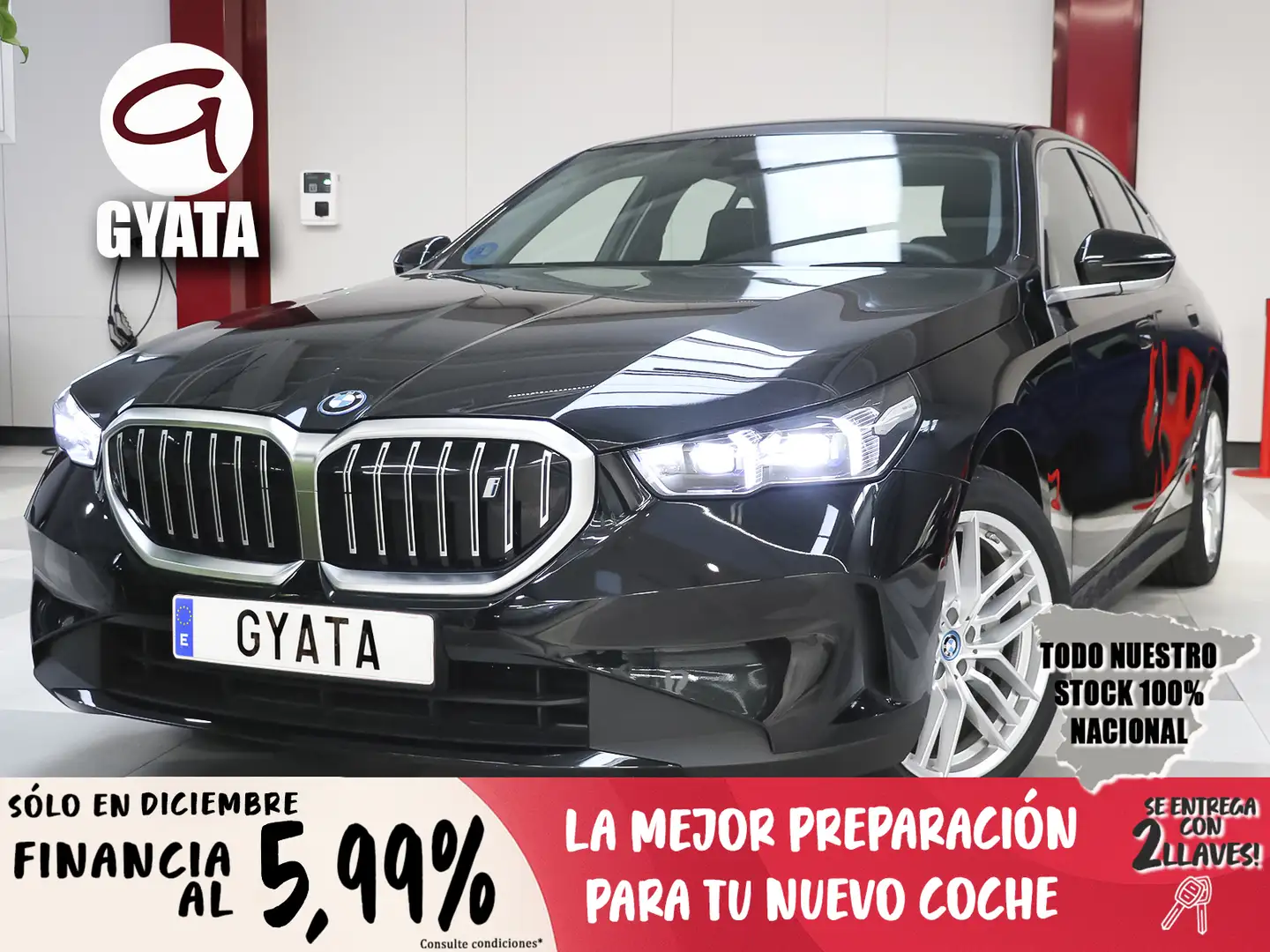 BMW i5 eDrive40 Noir - 1