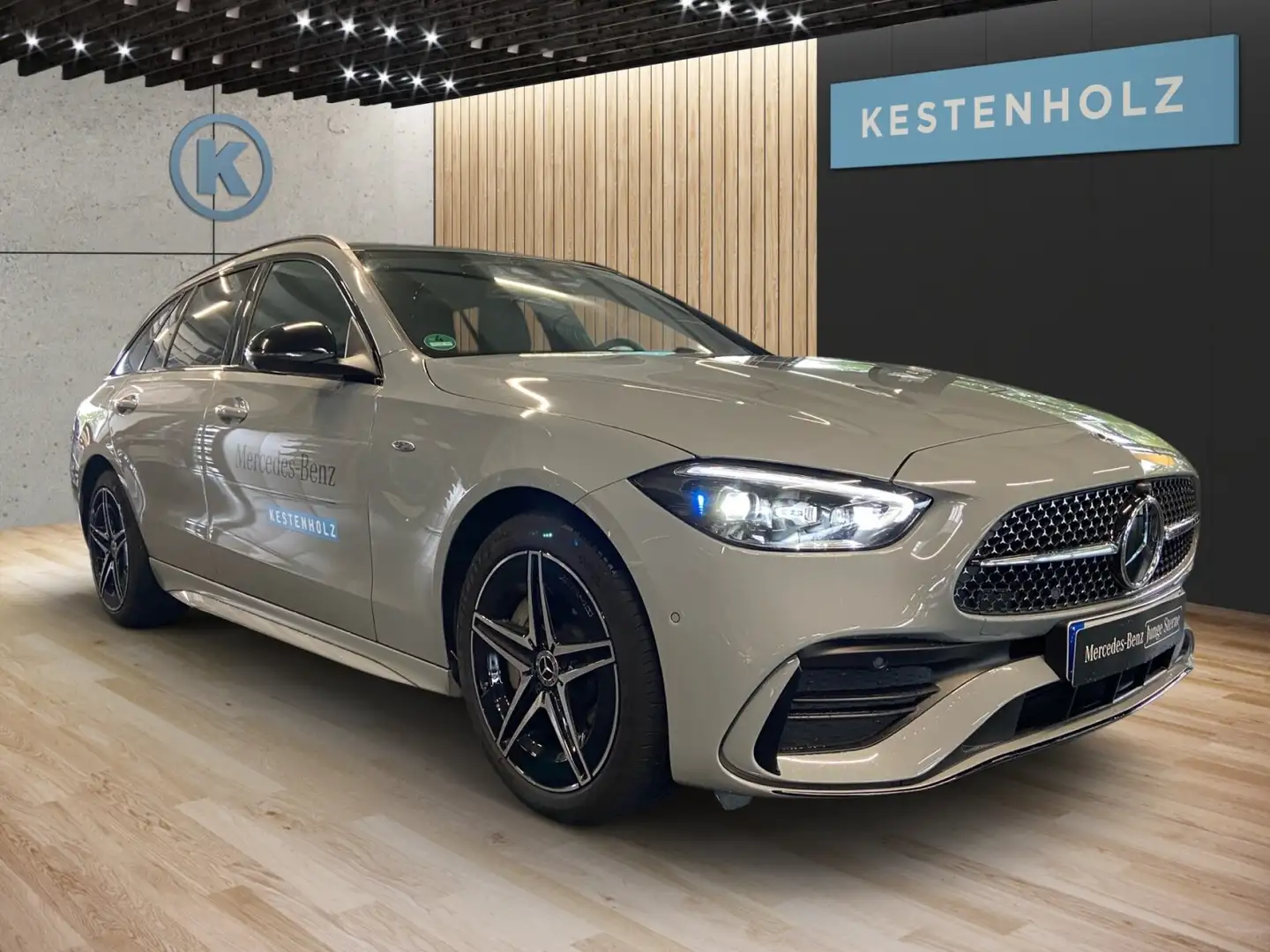 Mercedes-Benz C 300 C 300 de 4M T AMG°ALPIN°ROTE-GURTE°PAN°BUR°MEMO Grau - 2