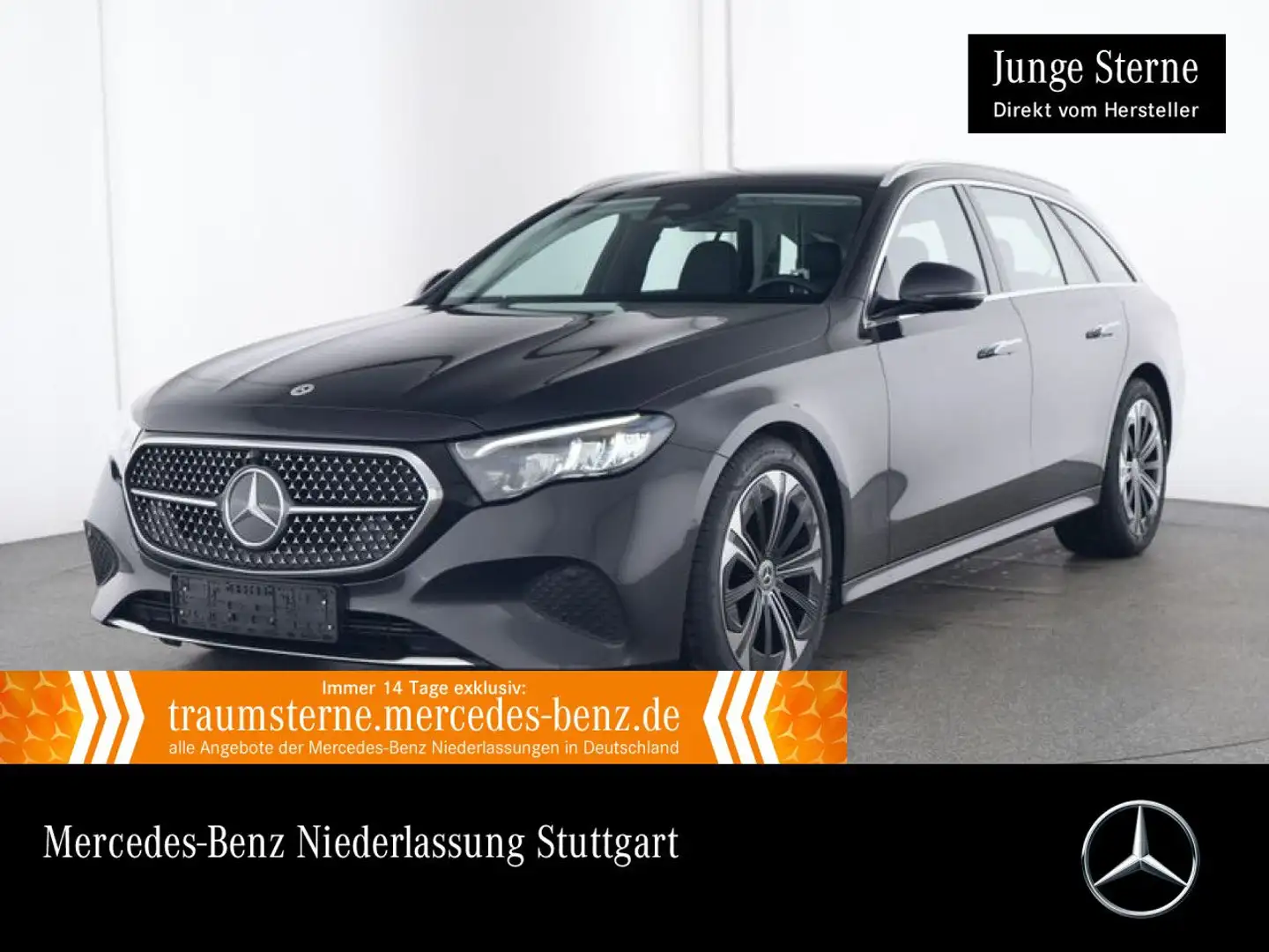 Mercedes-Benz E 220 d T Avantgarde Pano Distr. LED AHK Kamera 9G Gris - 1