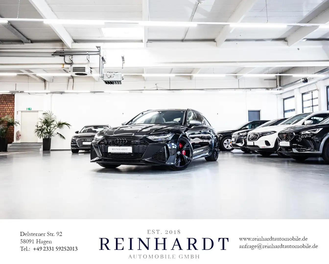 Audi RS6 AVANT ALL-BLACK 22Z./ACC/HuD/PANO/RS-AGA/B&O Noir - 1