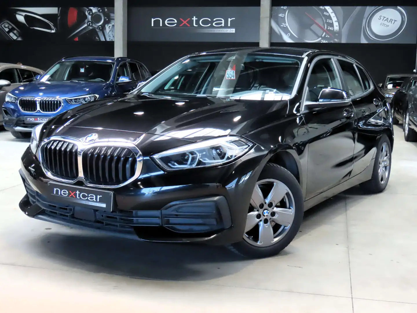 BMW 116 dA Hatch SIEGES SPORT-FULL LED-NAVI-CAMERA-PARKING Noir - 1