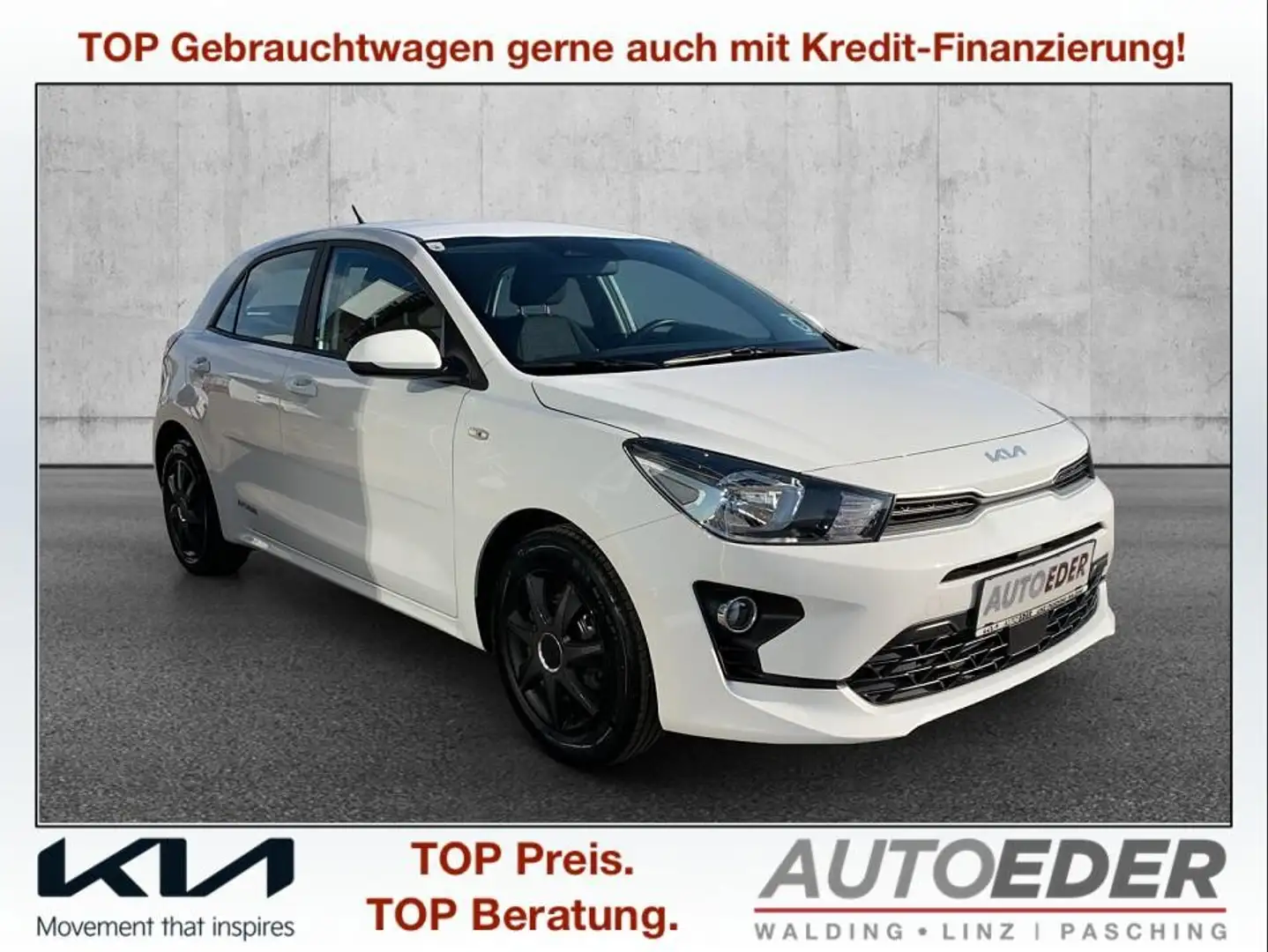 Kia Rio 1,2 DPI Titan ISG Weiß - 1