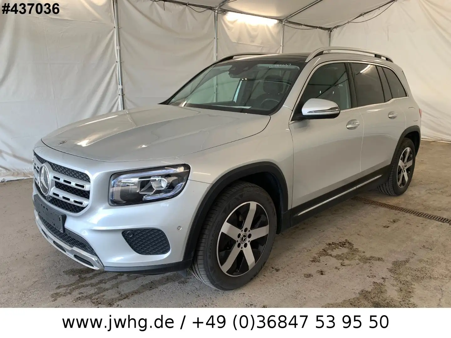 Mercedes-Benz GLB 200 Progressive LED Widescreen Pano Spur Kam Argintiu - 1