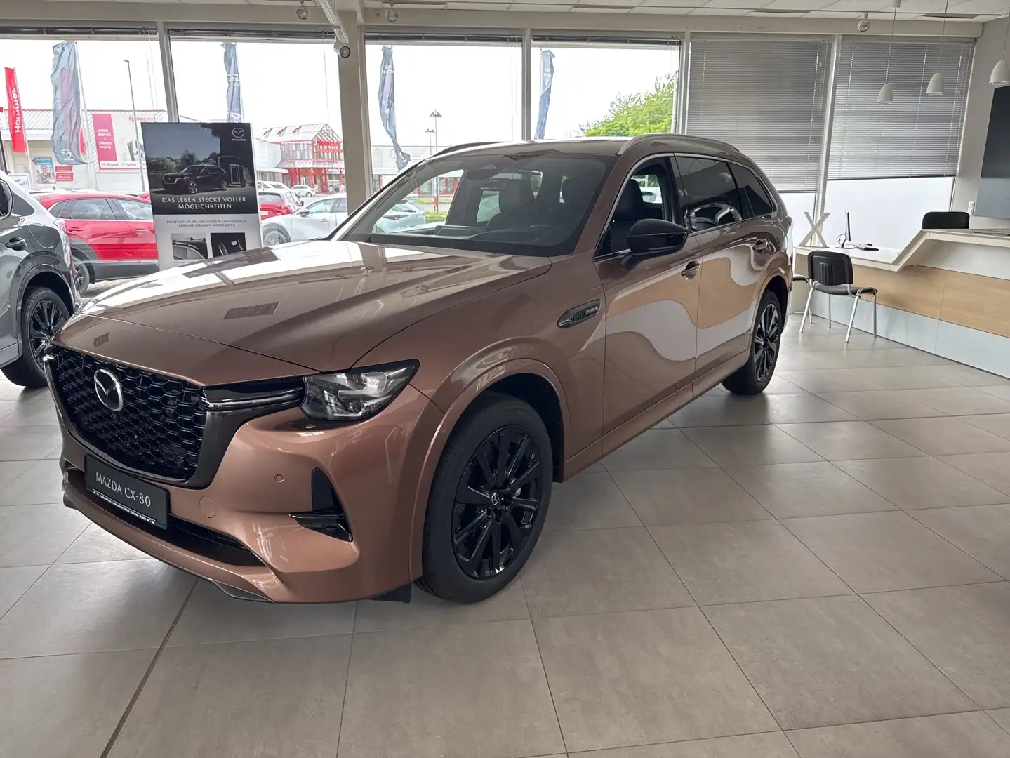 Mazda CX-80 2.5L e-SKYACTIV PHEV 327ps Brun - 1