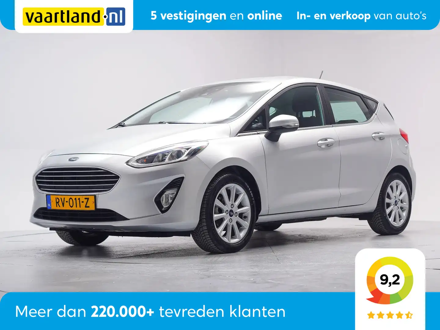 Ford Fiesta 1.0 EcoB. Titanium[Apple CarPlay LED dagrijverlich Grau - 1