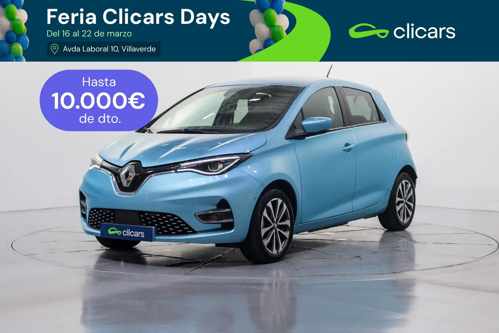 Renault ZOE Zen 50 R135 100kW Azul - 1