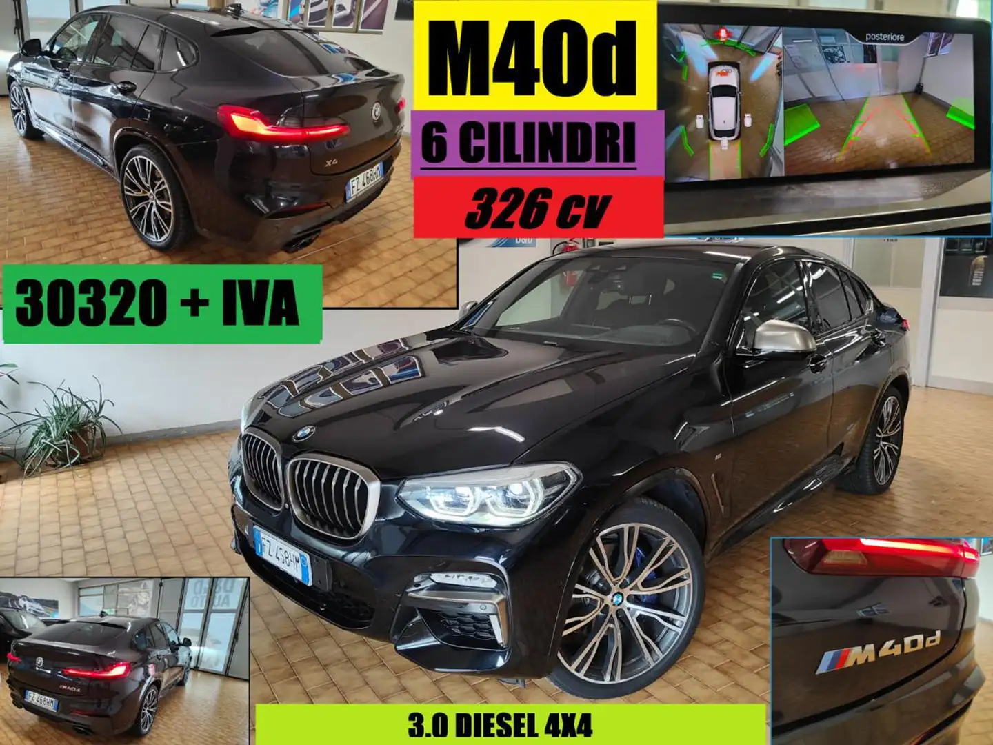 BMW X4 M40d Xdrive 3.0 da 326 cv 6 cilindri Zwart - 1