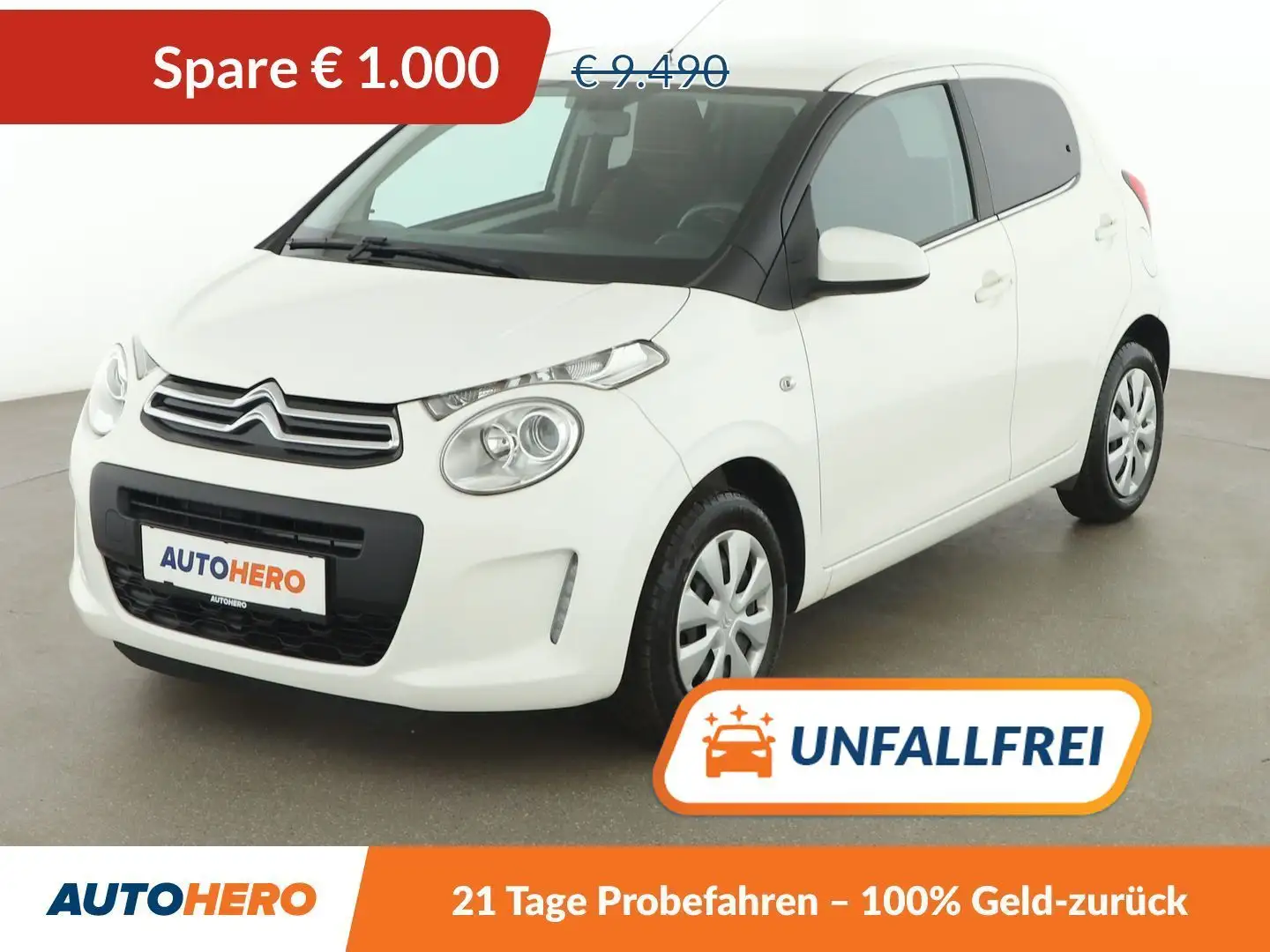 Citroen C1 1.0 VTi Feel *KLIMA* Blanc - 1
